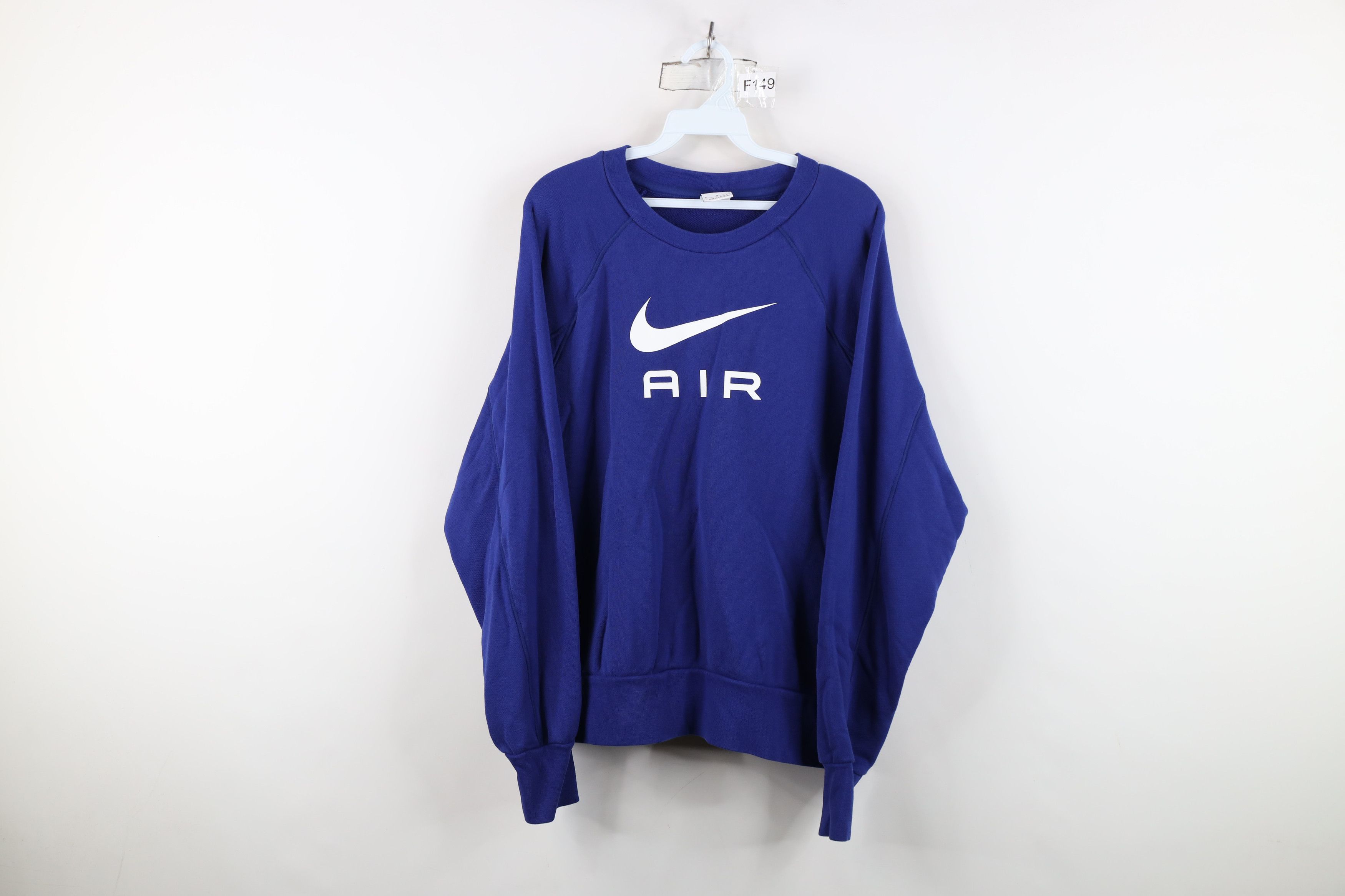Nike Vintage Y2K Nike Air Big Swoosh French Terry Sweatshirt Size M / US 6-8 / IT 42-44 - 1 Thumbnail
