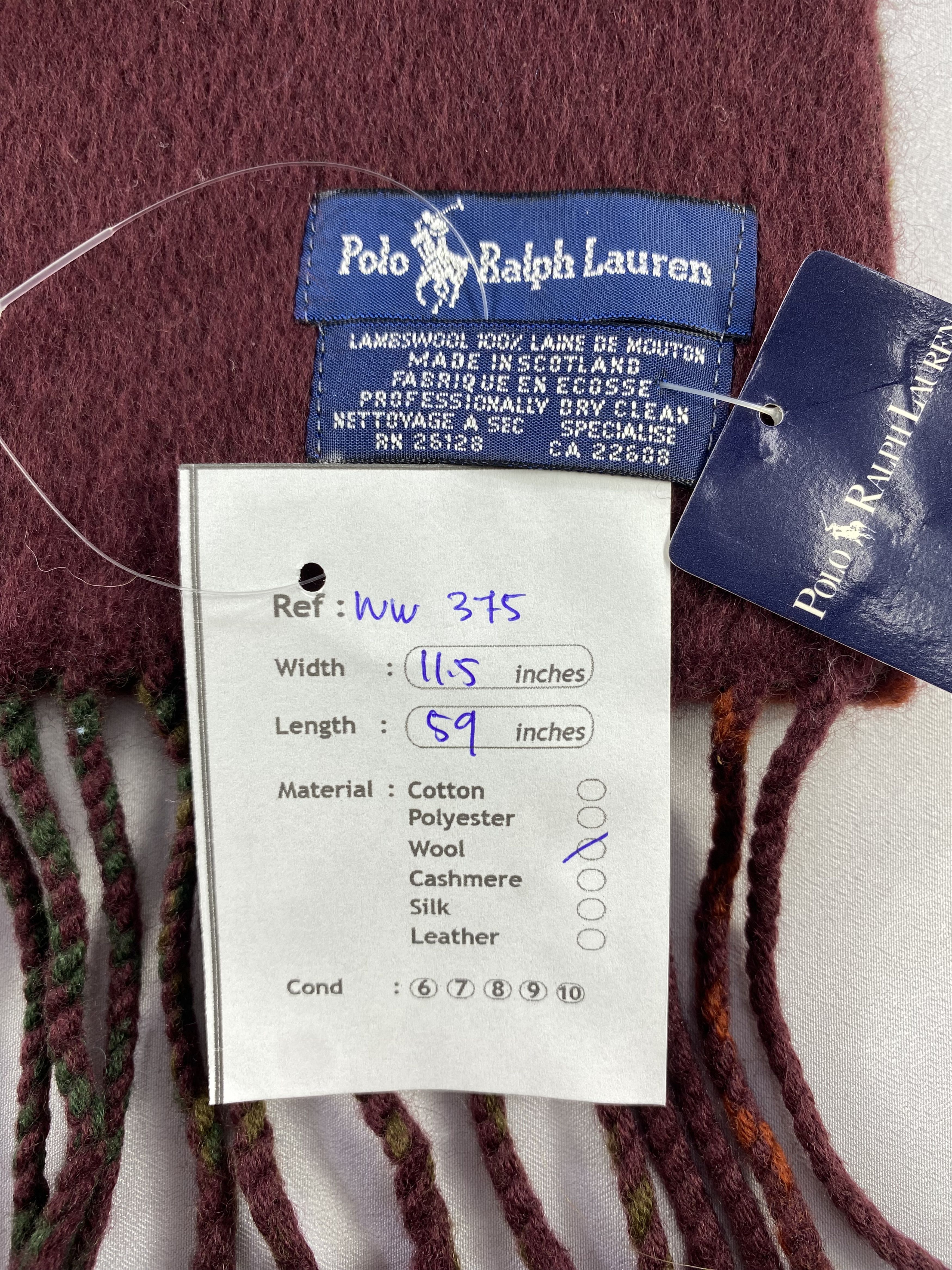 Polo Ralph Lauren Polo Ralph Lauren Scarf / Muffler / Neckwear - WW375 Size ONE SIZE - 7 Thumbnail