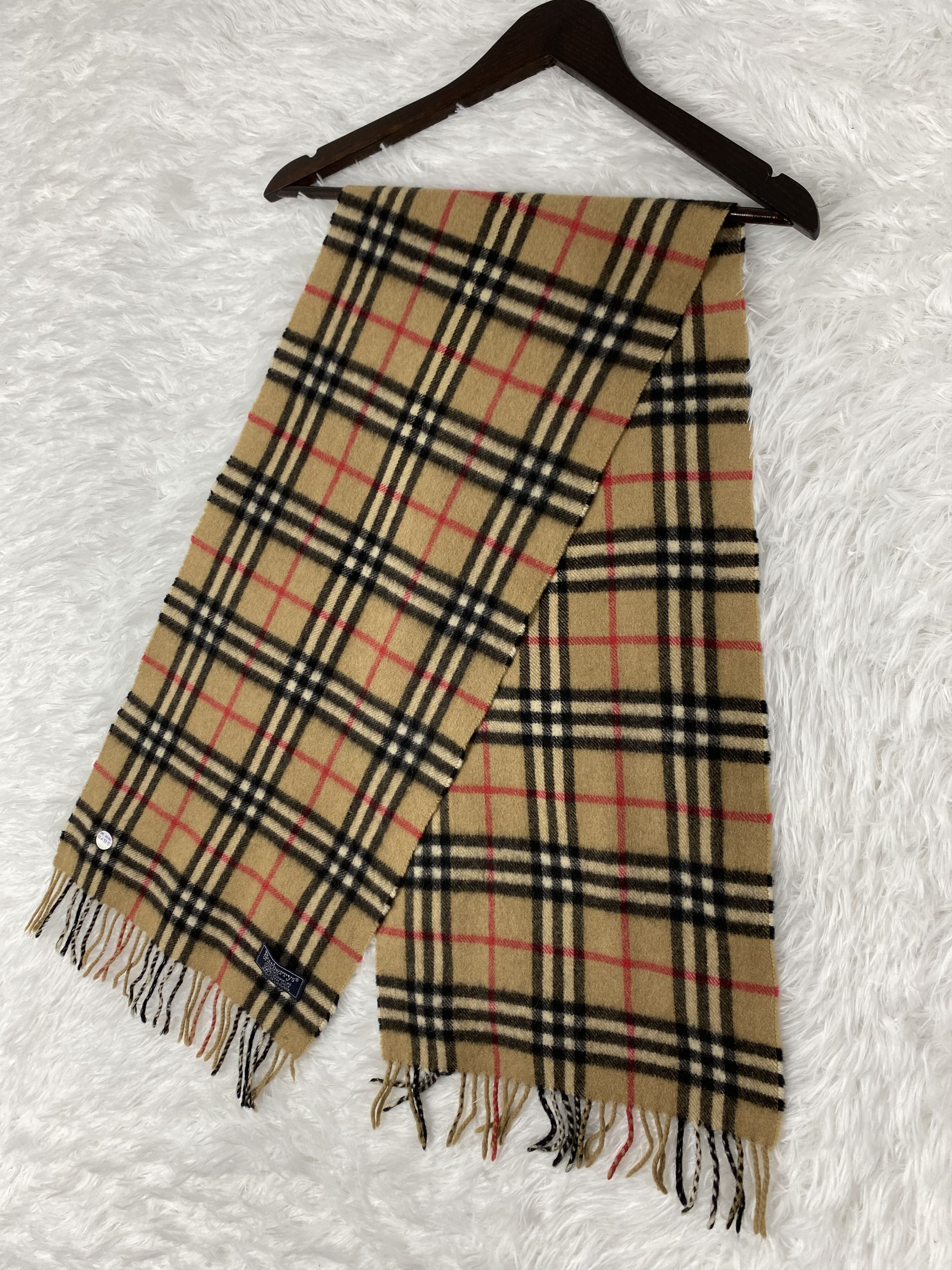 Burberry Vintage Burberry Scarf / Muffler Neckwear PM0060 Size ONE SIZE - 4 Thumbnail