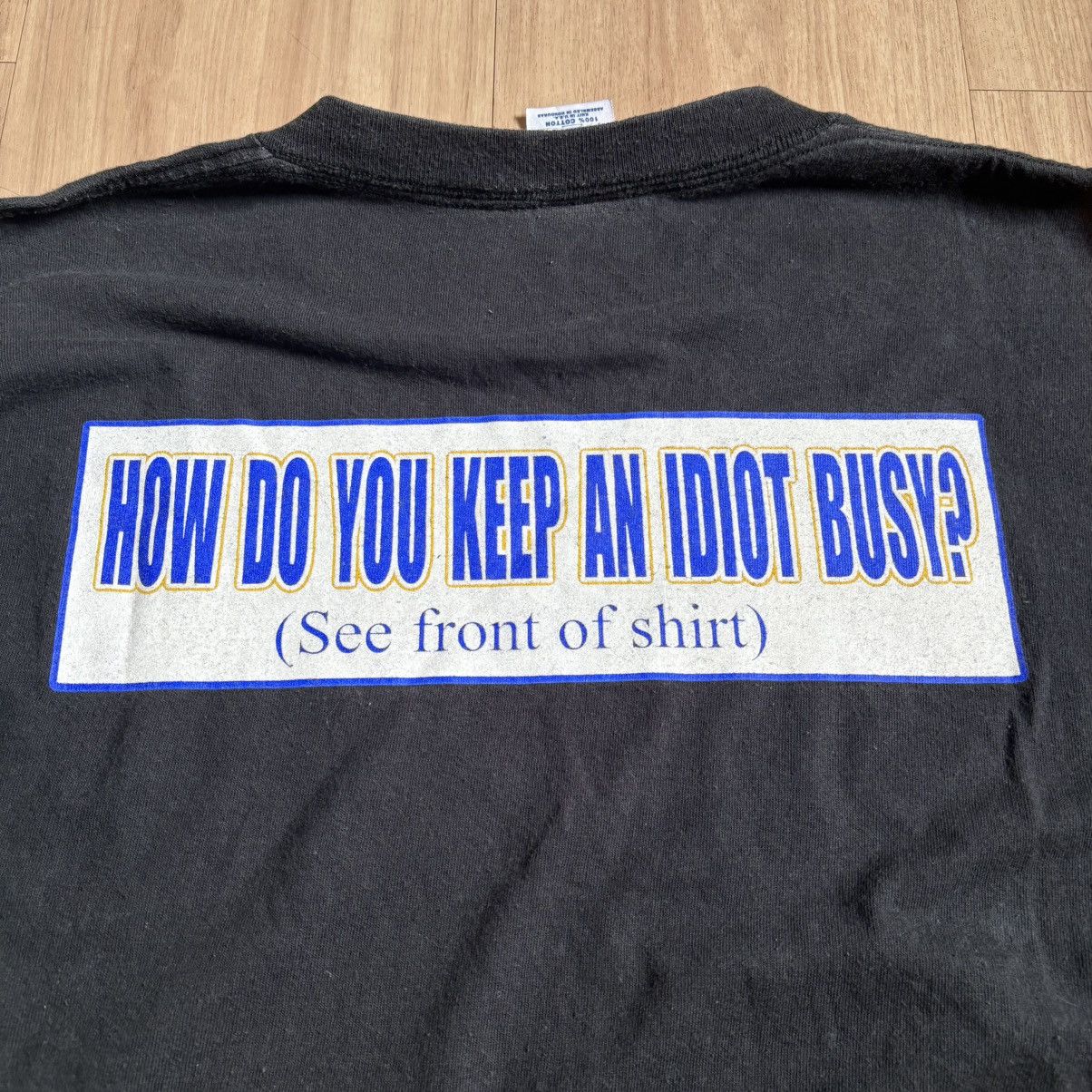 Vintage BUNDLE DEAL VINTAGE WORDING/HUMOR/STATEMENT TEE Size US L / EU 52-54 / 3 - 4 Thumbnail