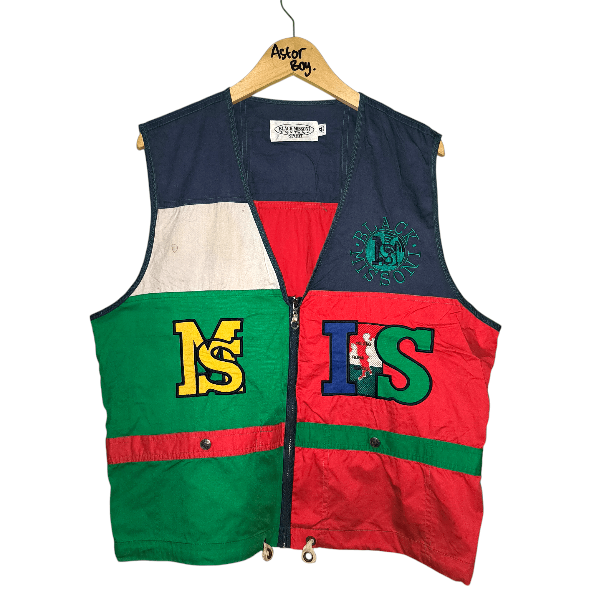 Vintage Black Missoni Sport Vest