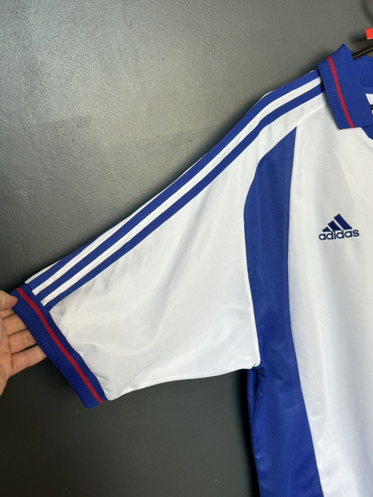 Adidas Yugoslavia National Team 00/01 Away Football Jersey T-Shirt Size US XL / EU 56 / 4 - 6 Thumbnail