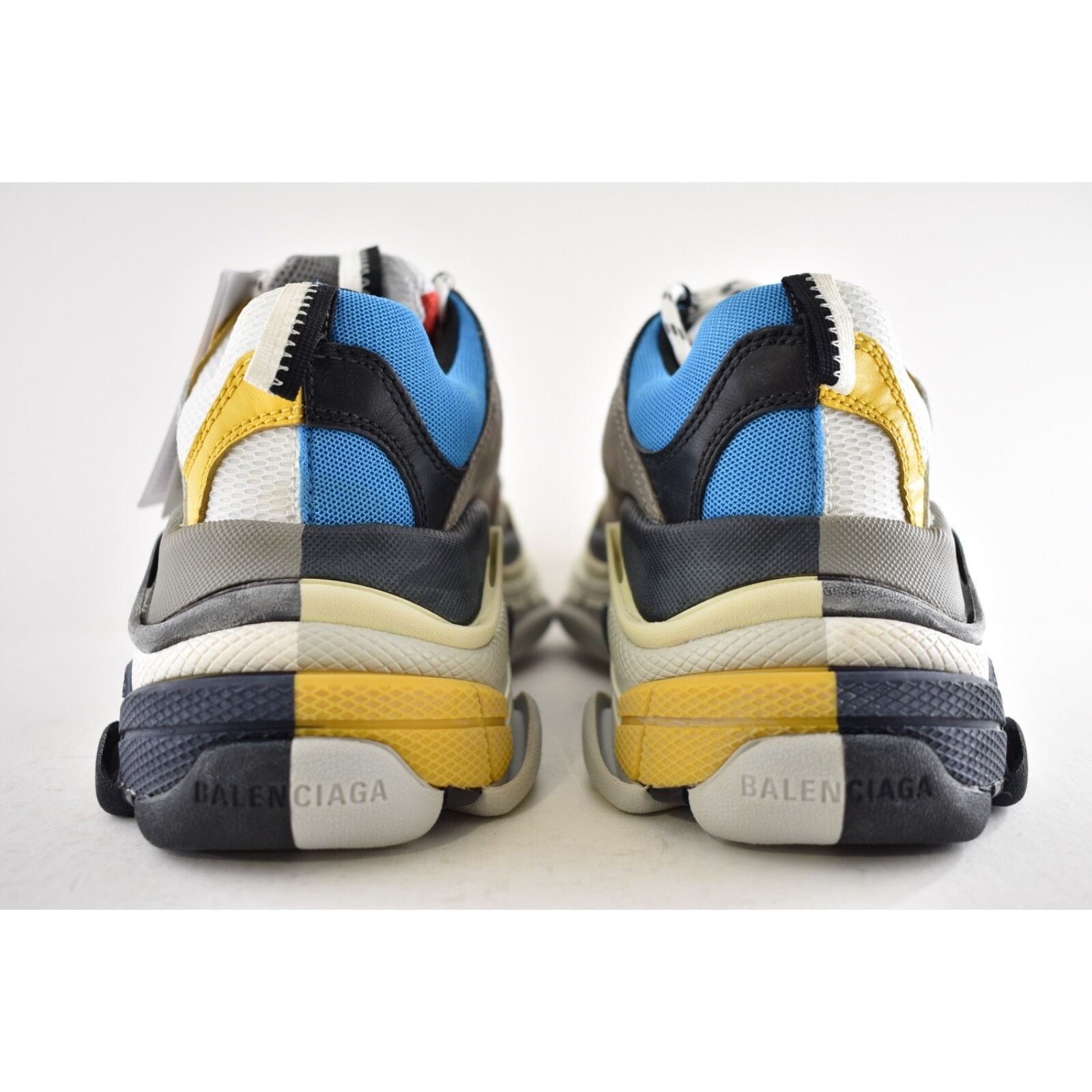 Balenciaga Balenciaga Triple S Split White Grey Yellow Flat Platform Size US 6 / EU 39 - 12 Thumbnail