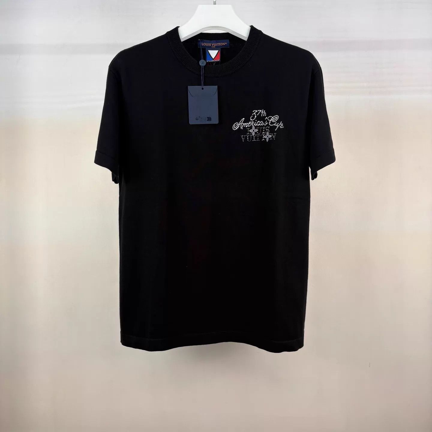 Louis Vuitton LV Copa America Crystal SS Tee M NWT Italy 100% Cotton Size US M / EU 48-50 / 2 - 1 Thumbnail