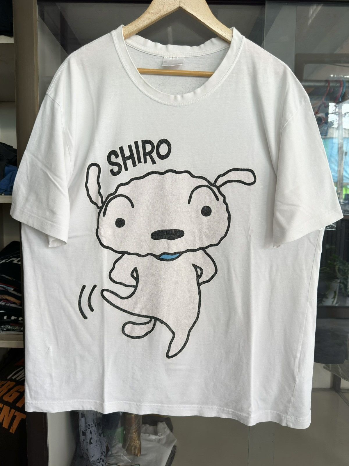 Shiro from Crayon Shin Chan Manga Series T Shirt