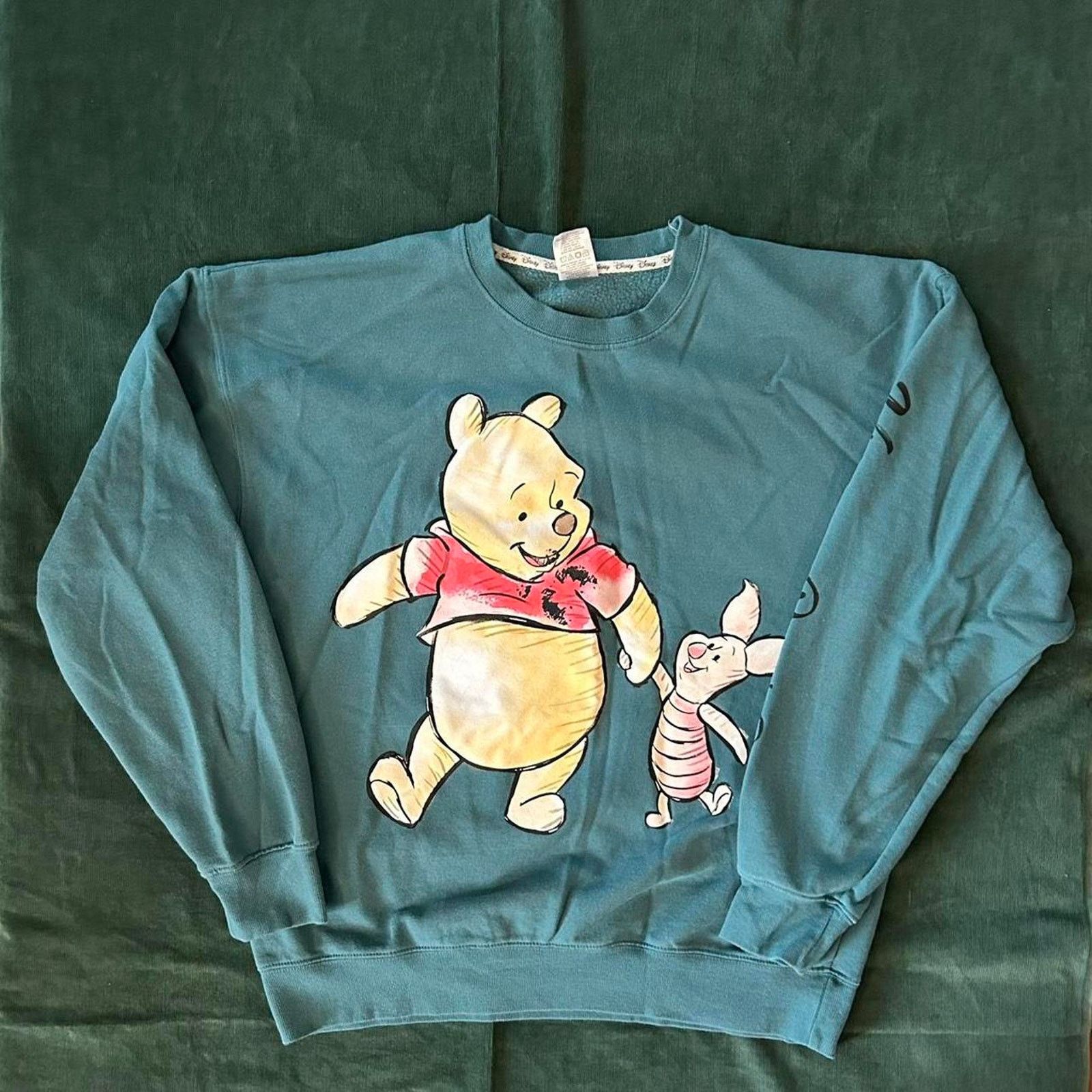 Disney Rare y2k winnie the pooh sweatshirt) Size XL / US 12-14 / IT 48-50 - 1 Thumbnail