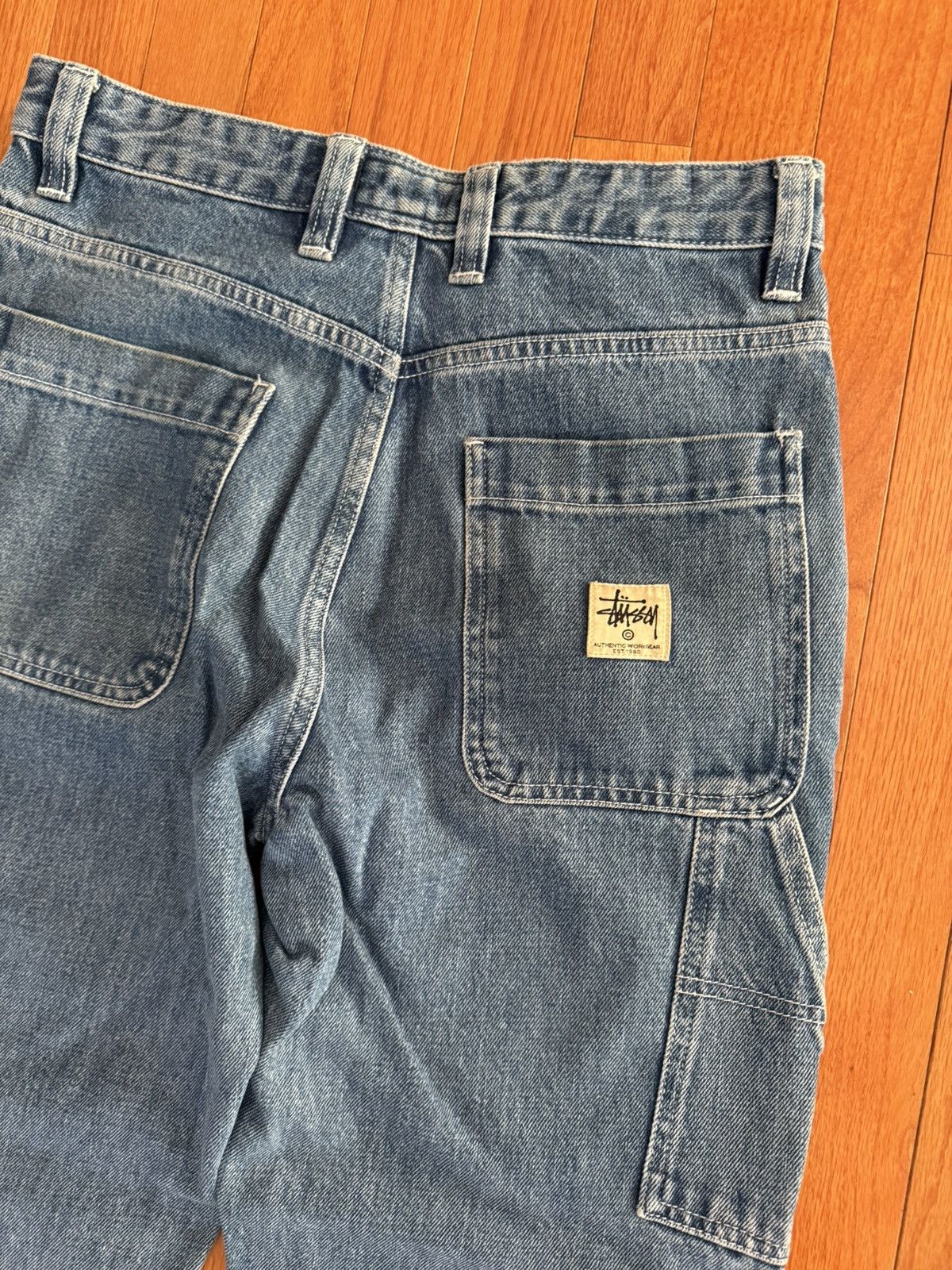 Stussy Stussy Carpenter Double Knee Denim Size US 29 - 4 Thumbnail