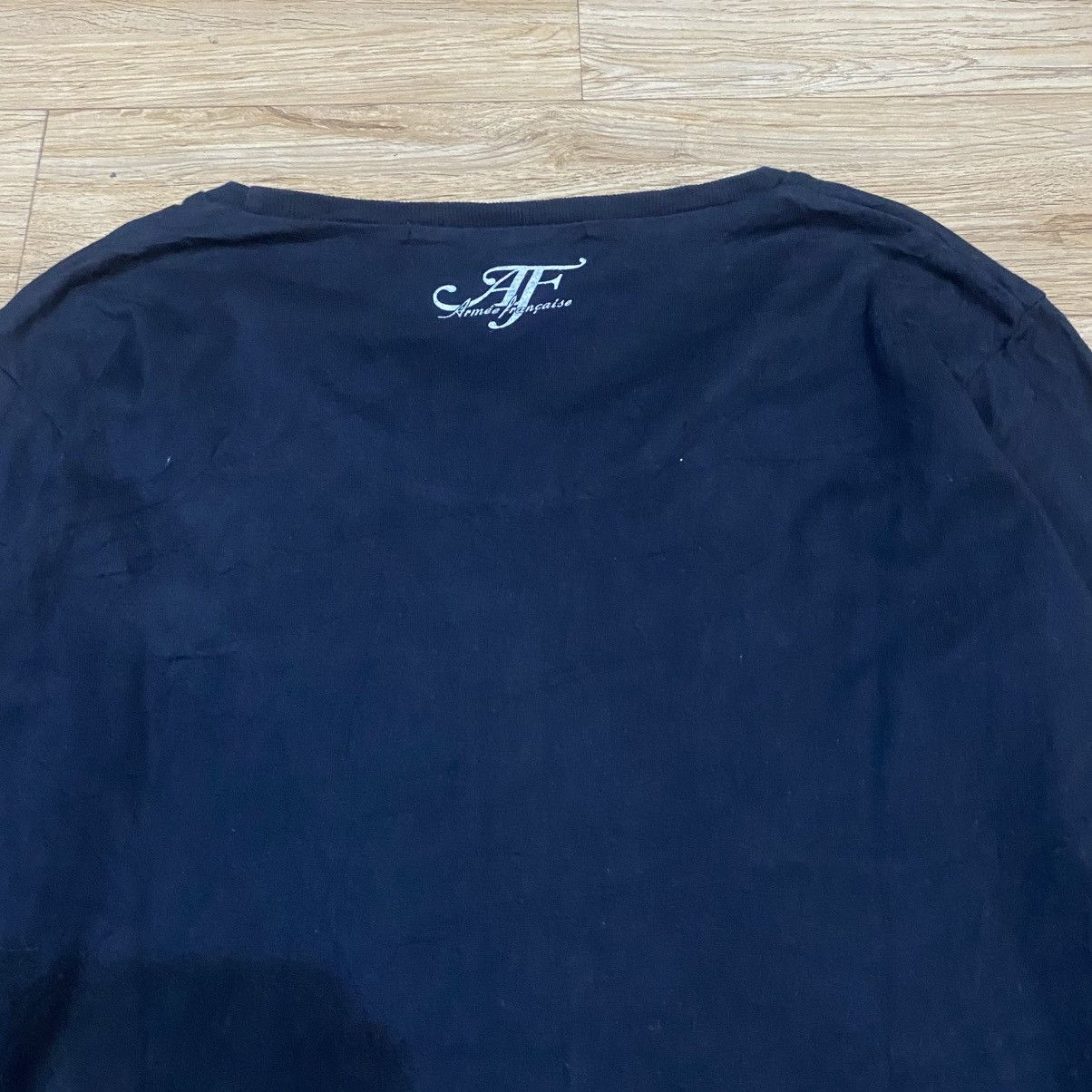 Hysteric Glamour 2000s Armee Francaise Darkwear Style Double Layerd LS Tee Size US M / EU 48-50 / 2 - 10 Thumbnail