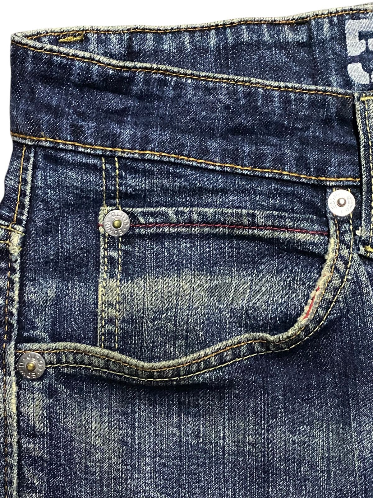 Edwin Vintage Japanese Brand Edwin Faded Wash Skinny Jeans Size US 35 - 7 Thumbnail