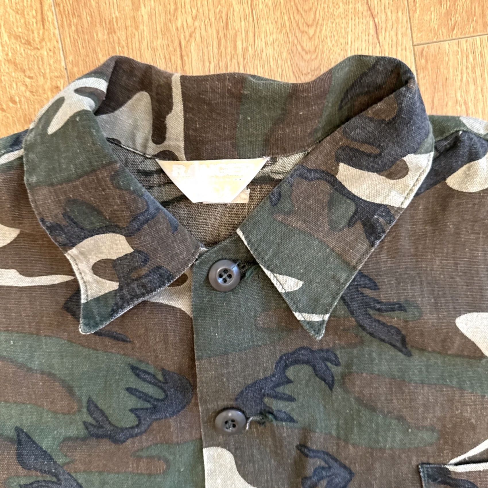 Vintage VINTAGE Ranger Camo Shirt L Men's Button-Front Hunting Single Stitch Military Shirt Size US L / EU 52-54 / 3 - 3 Thumbnail