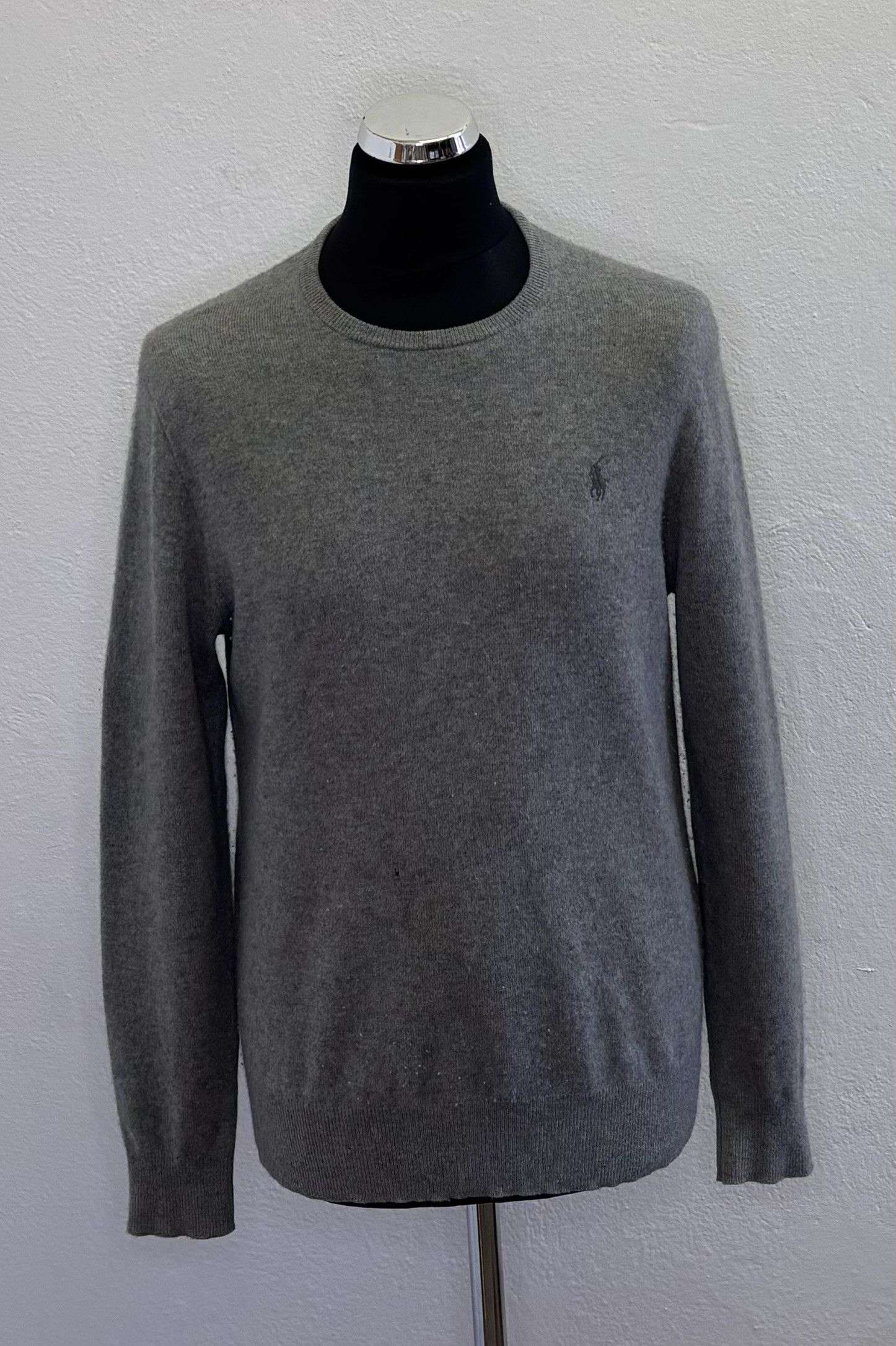 Polo Ralph Lauren Polo Ralph Lauren 100% Wool Gray Sweater Medium Size US M / EU 48-50 / 2 - 1 Thumbnail
