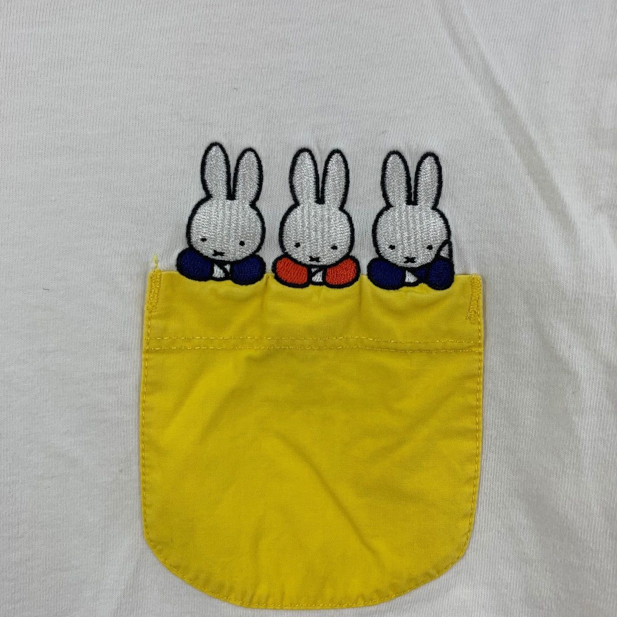 Vintage MIFFY Embroidered Logo On Pockets White Long Sleeve Shirt Size US S / EU 44-46 / 1 - 4 Thumbnail