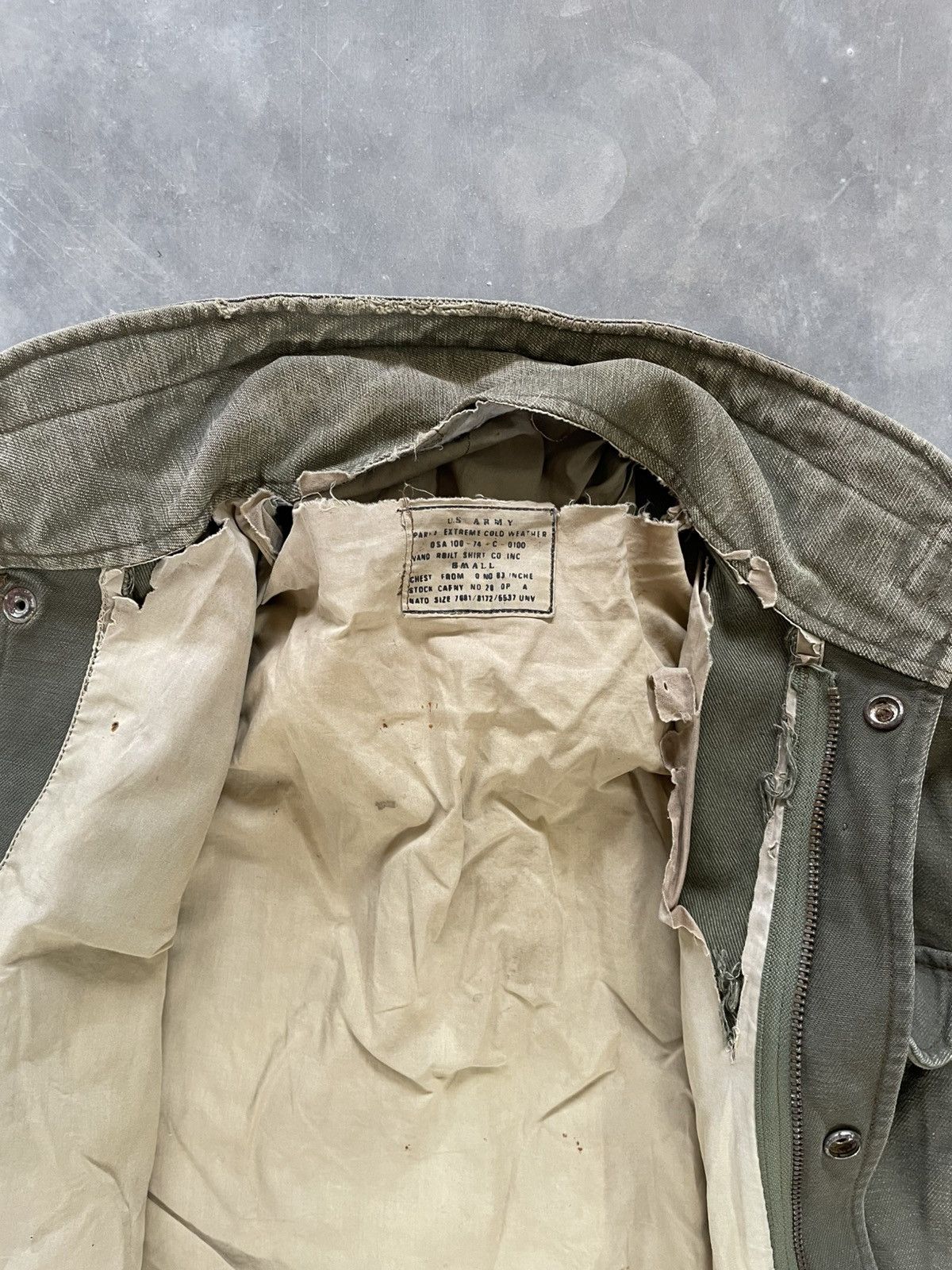 Vintage Vintage M-65 US Army 1974 DSA Vietnam Era Size US M / EU 48-50 / 2 - 6 Thumbnail