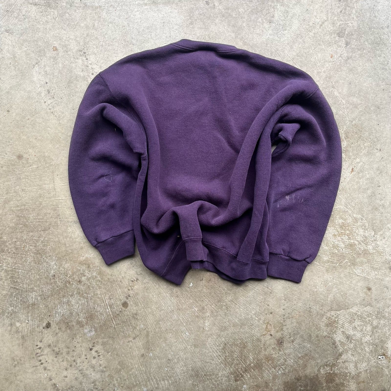 Vintage vintage baggy purple crewneck sweatshirt discus large Size US L / EU 52-54 / 3 - 4 Thumbnail