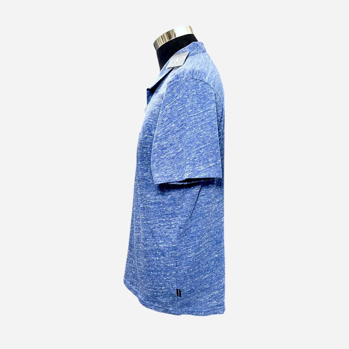 Lucky Brand Lucky Brand Men’s Blue Johnny Collar Linen Shirt Sz M Size US M / EU 48-50 / 2 - 8 Thumbnail