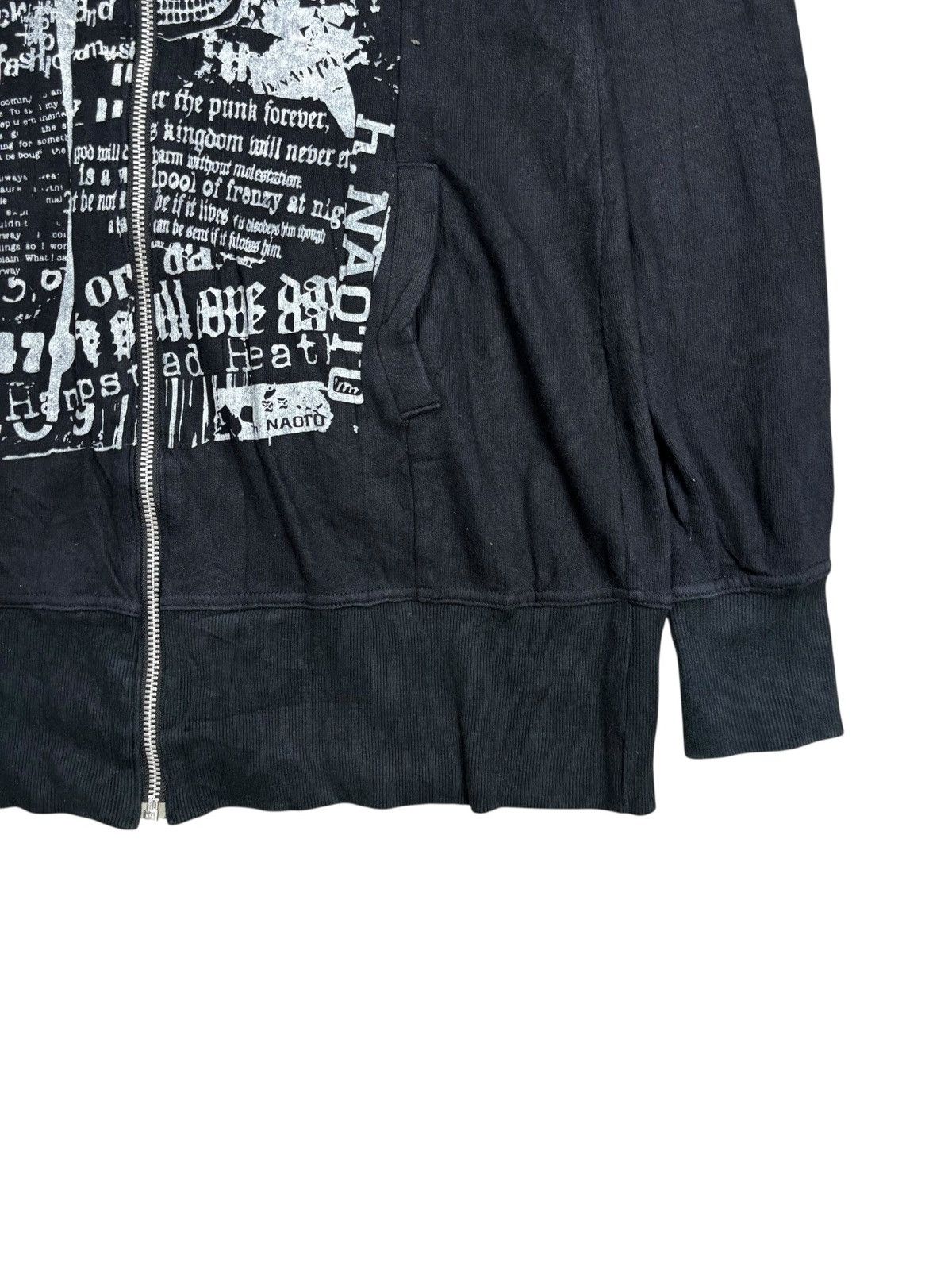 Hysteric Glamour 2000s H. Naoto - Punk Zip Hoodie Size US M / EU 48-50 / 2 - 4 Thumbnail