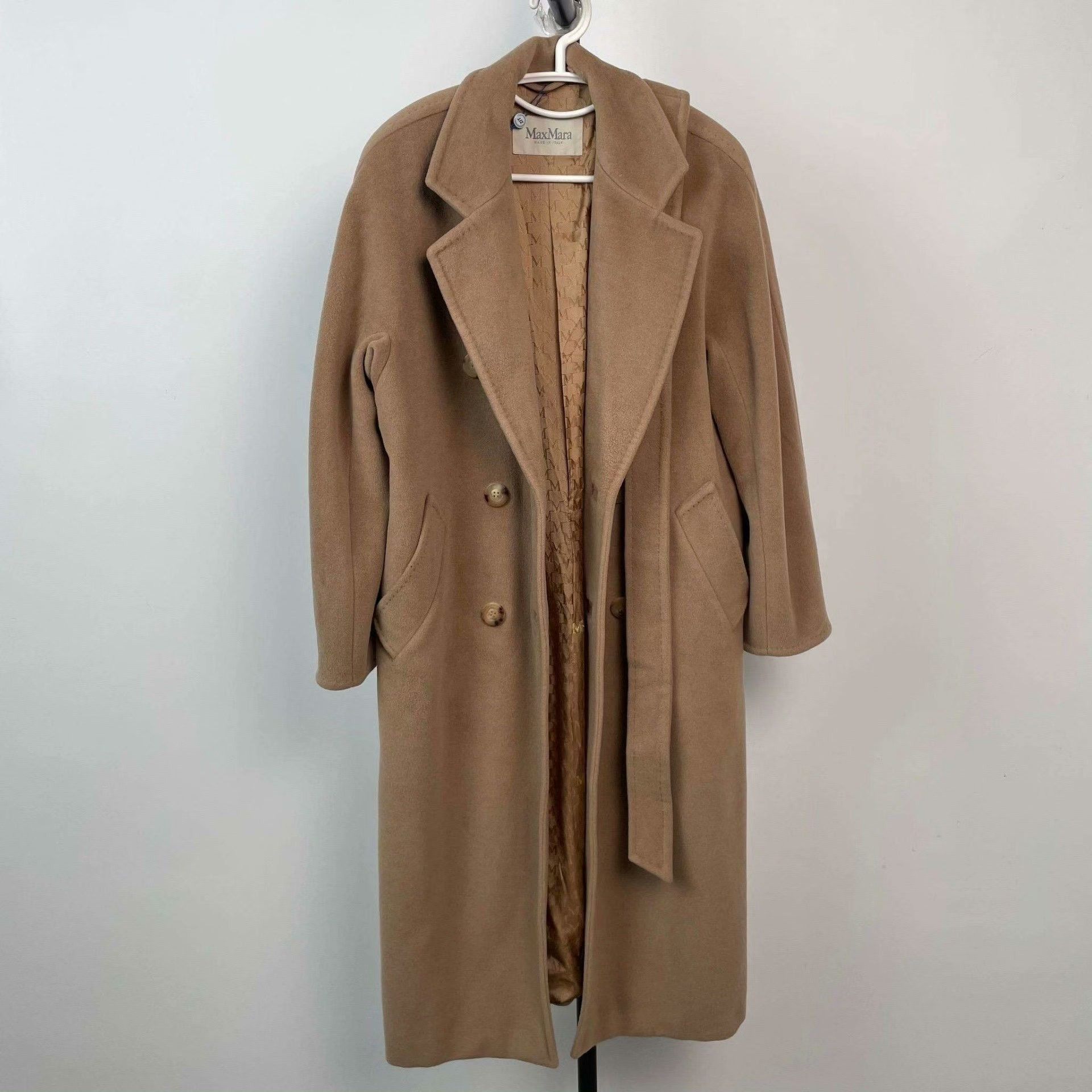 Max Mara Max Mara Wool Brown Coat 34 Women Size XS / US 0-2 / IT 36-38 - 1 Thumbnail