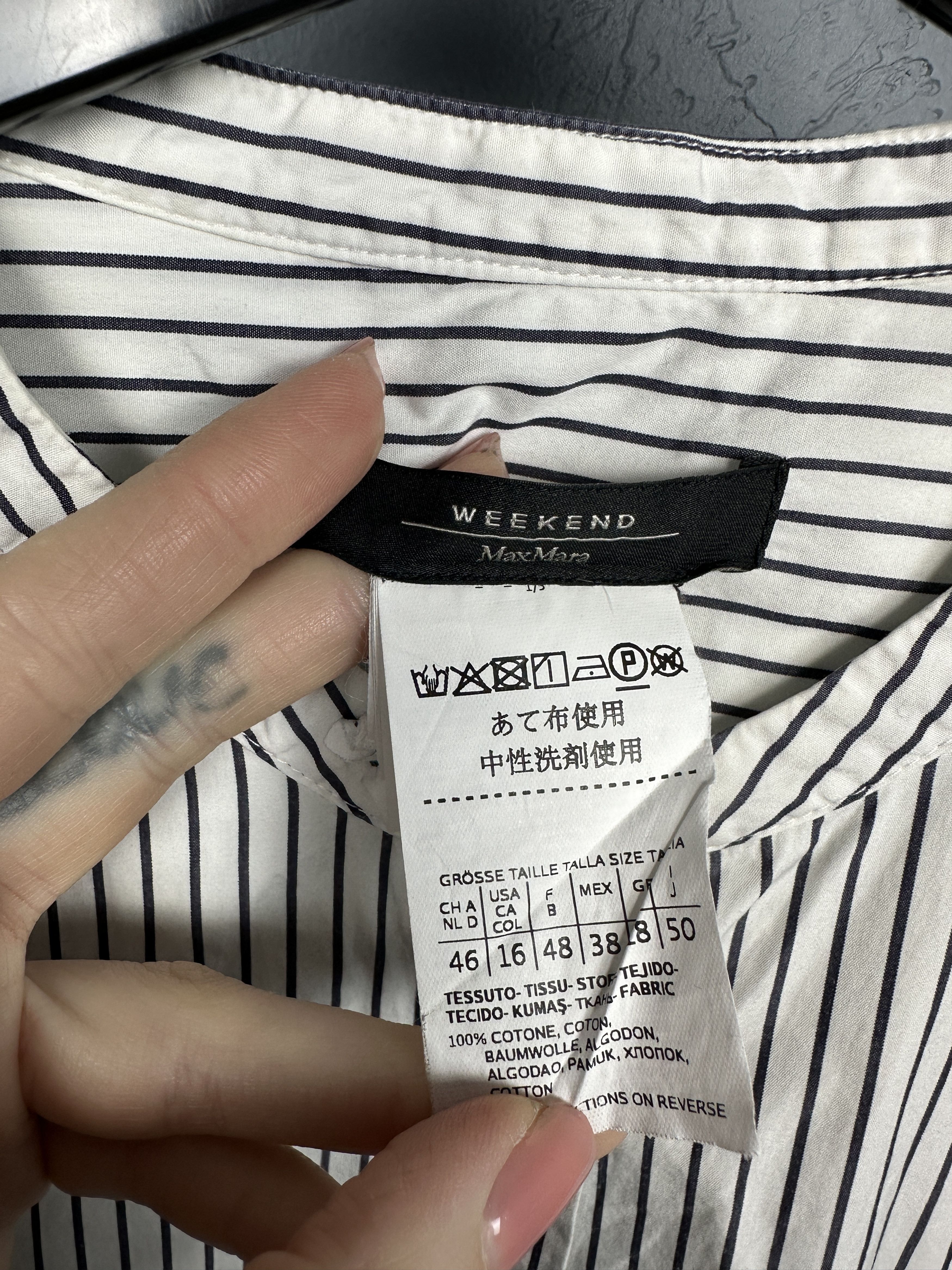 Weekend Max Mara Weekend Max Mara Cotton Chemisier Dress Size XXL / US 16-18 / IT 52-54 - 3 Thumbnail
