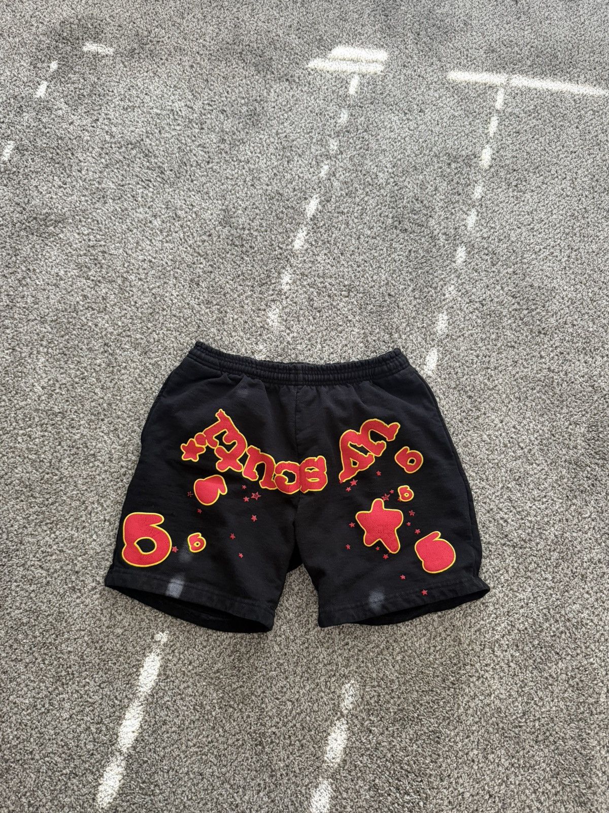 Sp5der x UY SCUTI Shorts