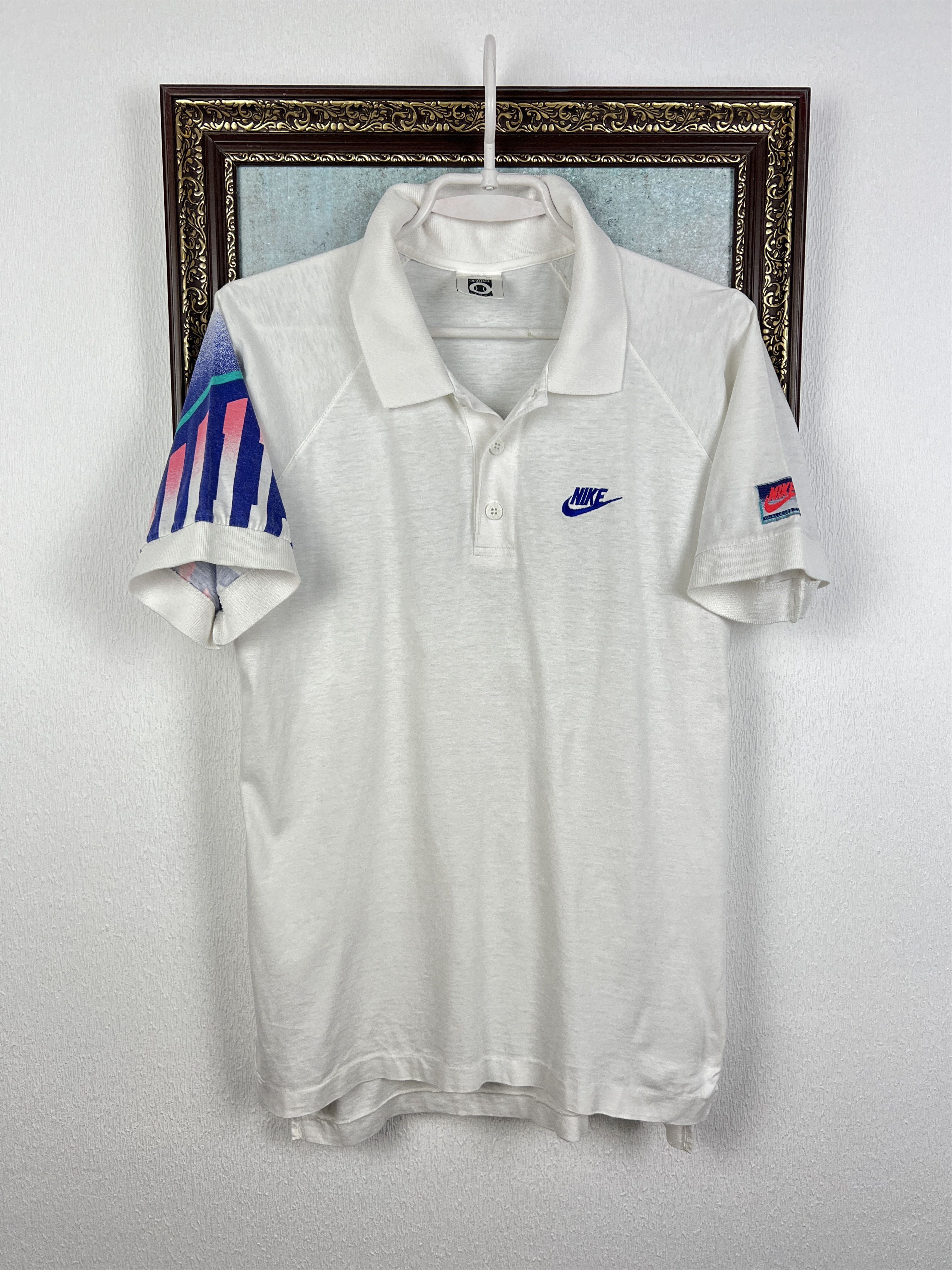 Nike Nike Challange Court Andre Agassi Tennis Polo Shirt Jersey Size US M / EU 48-50 / 2 - 1 Thumbnail