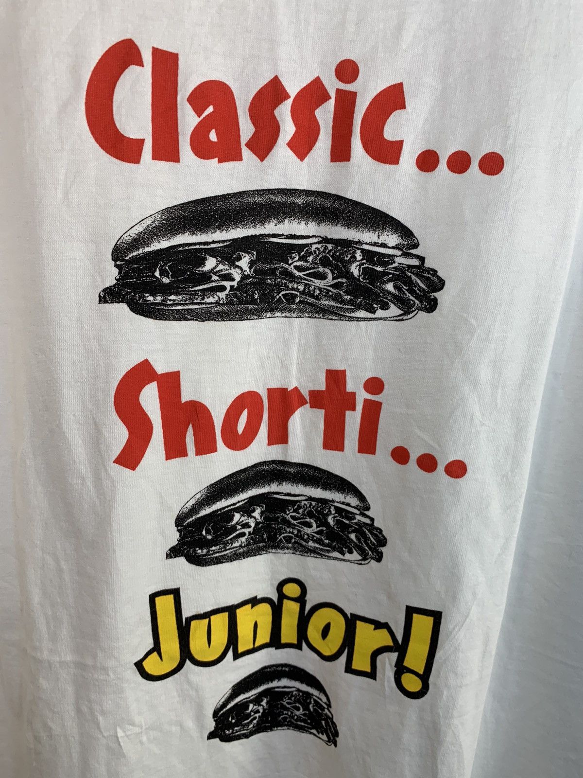 Vintage RARE* Vintage 90s Wawa Hoagie Sandwich Single Stitch T-Shirt Size US XL / EU 56 / 4 - 3 Thumbnail