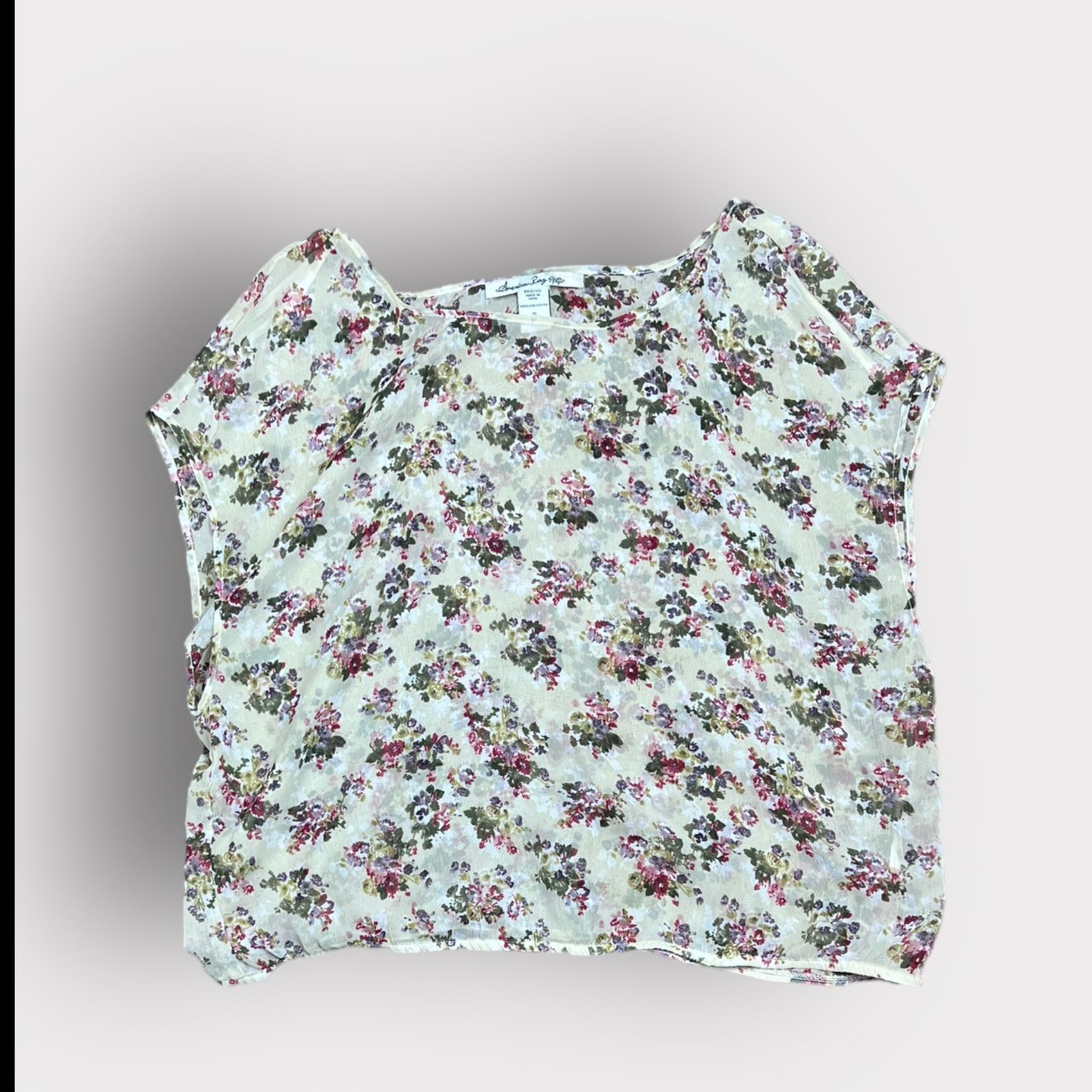 American Rag American Rag | Vintage Y2K Floral Blouse | Small Size S / US 4 / IT 40 - 4 Thumbnail