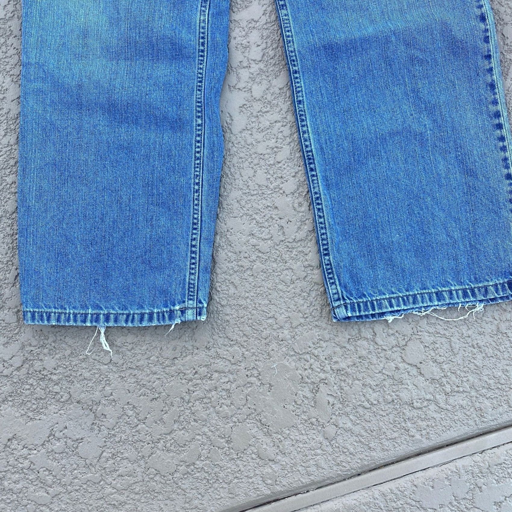 Old Navy VINTAGE Old Navy Jeans Mens Fit Loose Baggy Wide Leg Blue 36x32 Y2K 90s Jeans Mens Retro 90s Guitar Logo Streetwear Baggy Relaxed Blue Pants Size US 36 / EU 52 - 2 Thumbnail