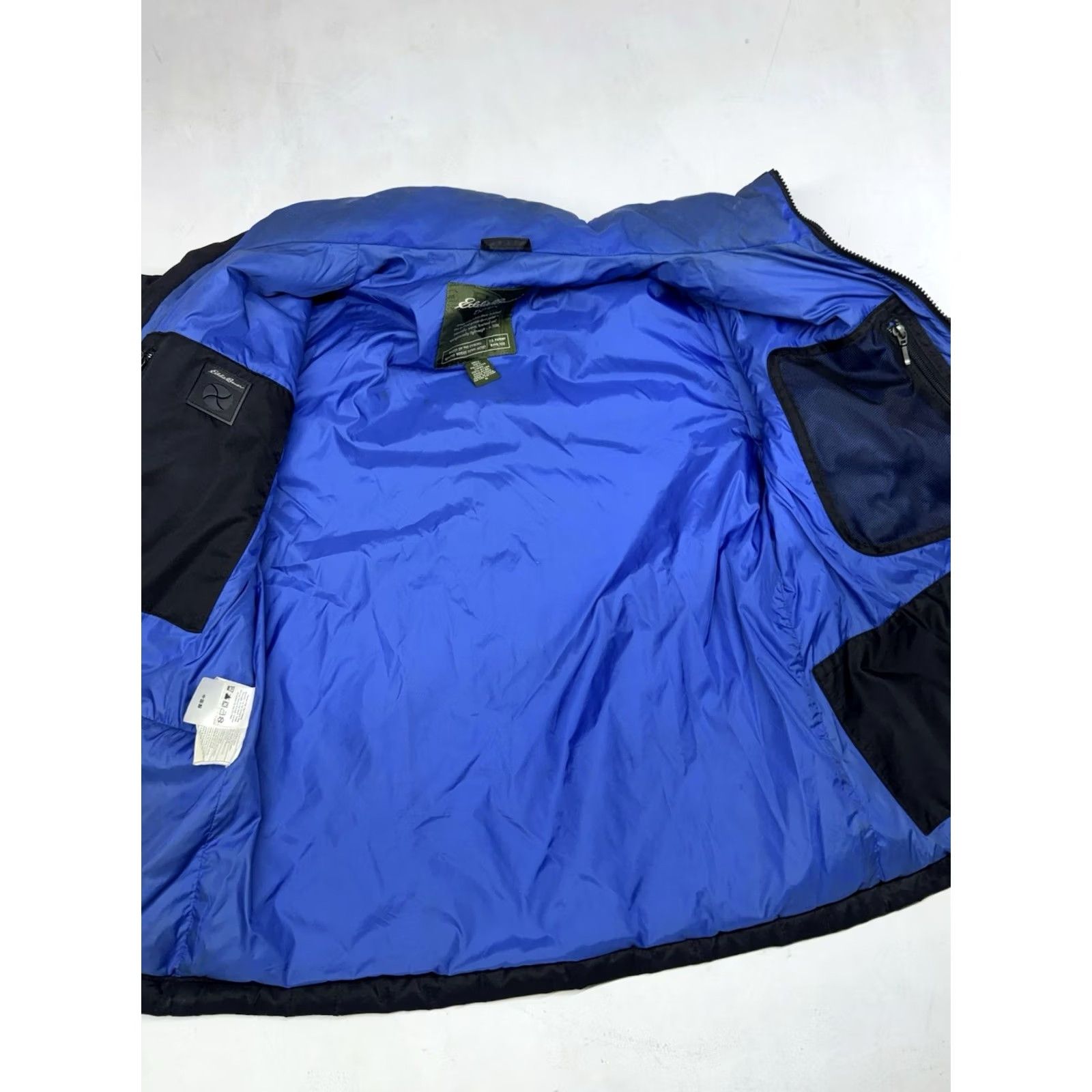 Eddie Bauer Eddie Bauer Bomber Jacket Mens Small Black Goose Down Quilted Full Zip Coat Regular Fit Nylon Lining Down Insulation 90s Theme Size US S / EU 44-46 / 1 - 7 Thumbnail