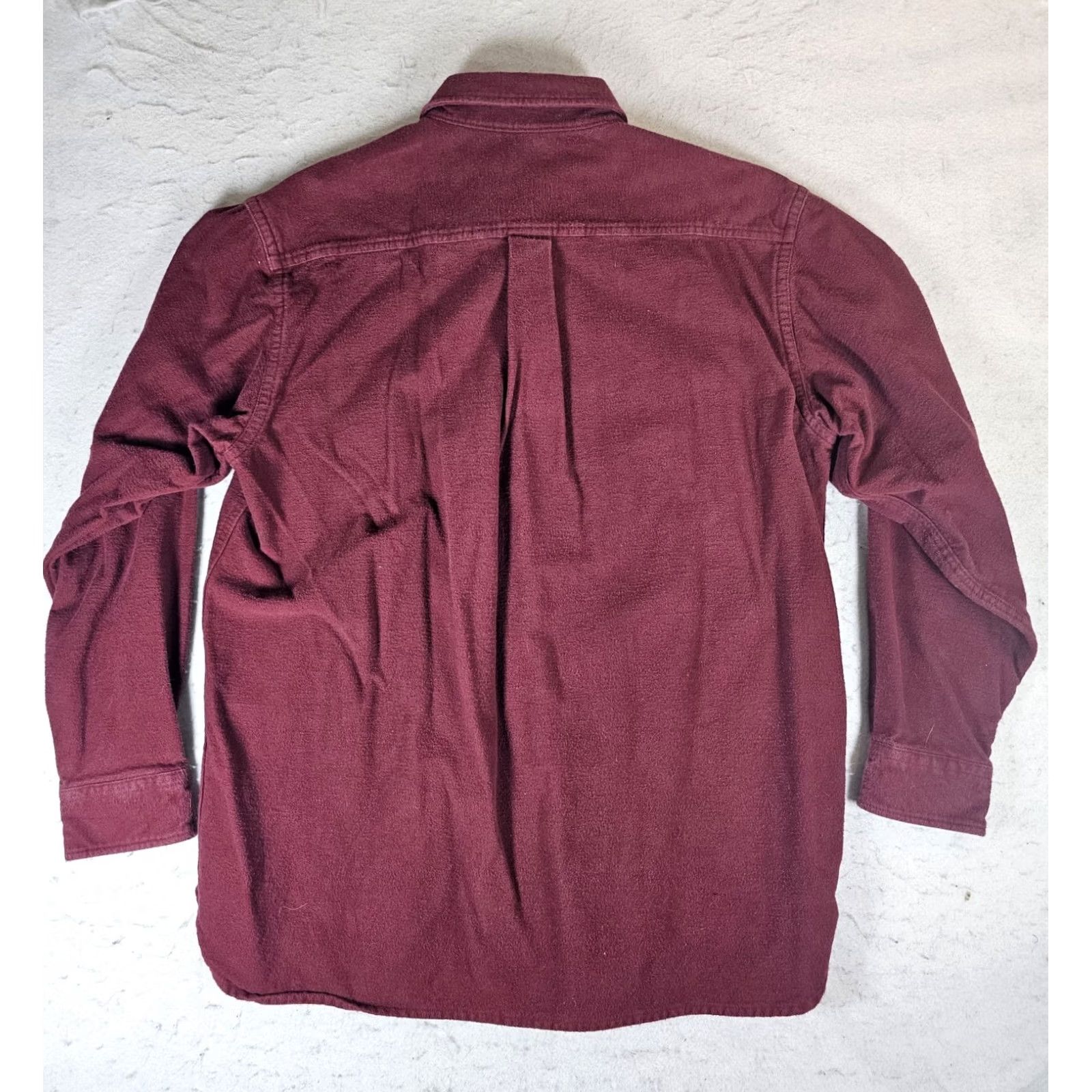 Vintage VINTAGE LL BEAN Chamois Cloth 100% Cotton Shirt Button-Up Men's Large Red Size US L / EU 52-54 / 3 - 7 Thumbnail