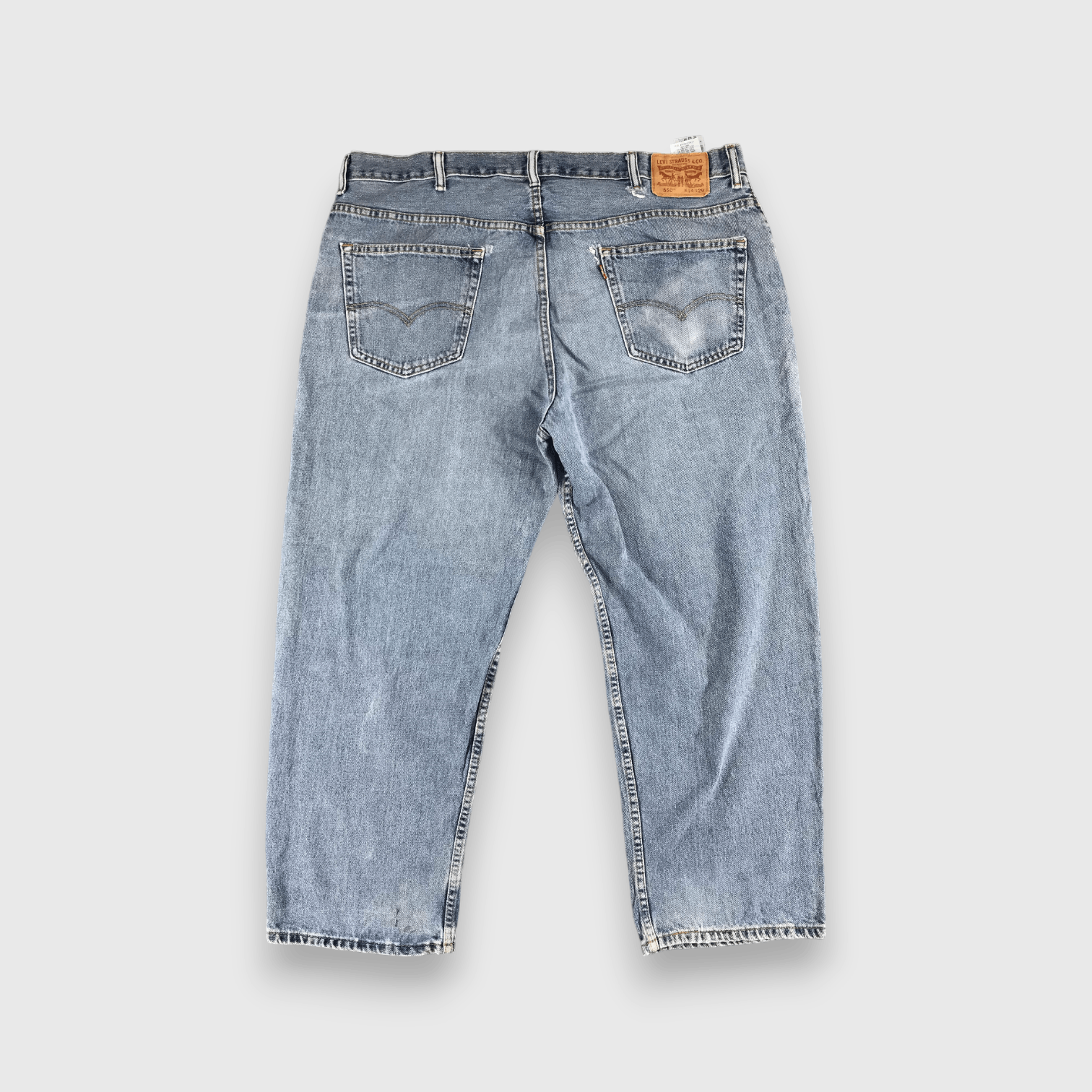 Levi's Vintage Levis 550 Jeans Blue Wash Denim -J568 Size US 43 - 2 Thumbnail