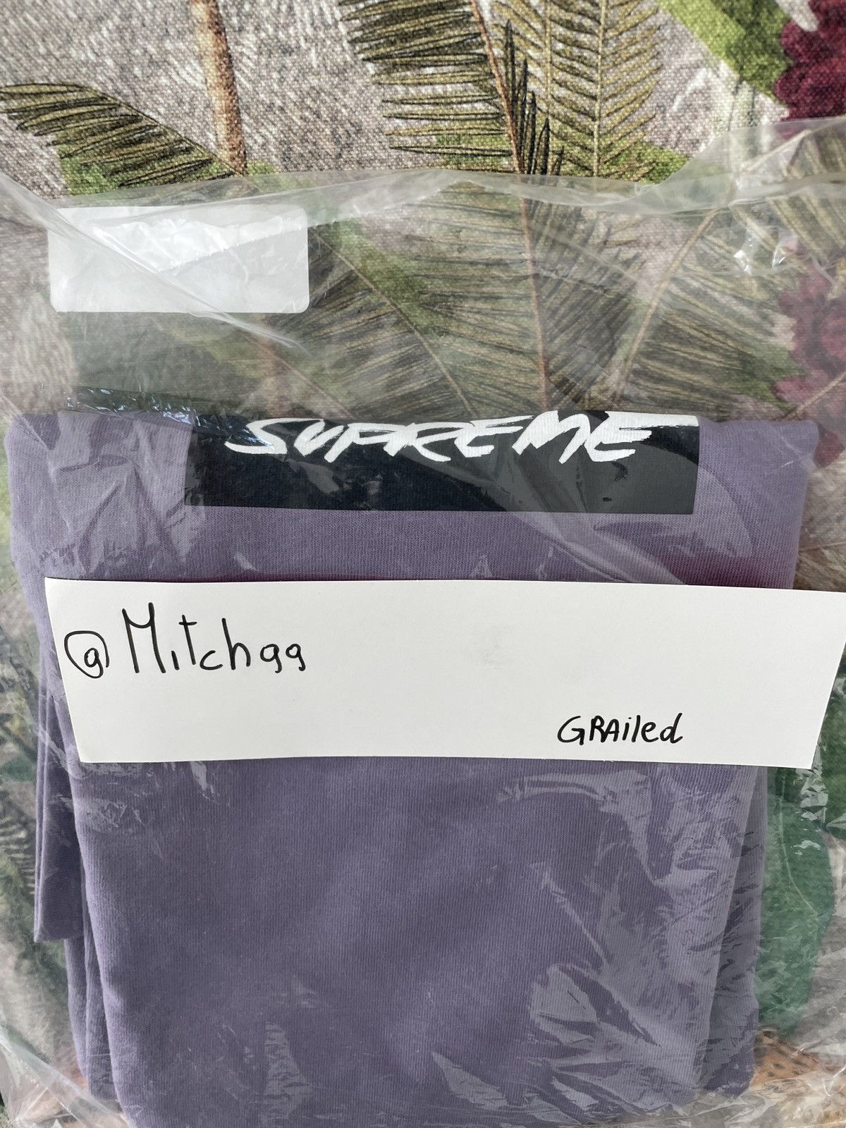 image of Futura Box Logo in Purple, Men's (Size Medium)