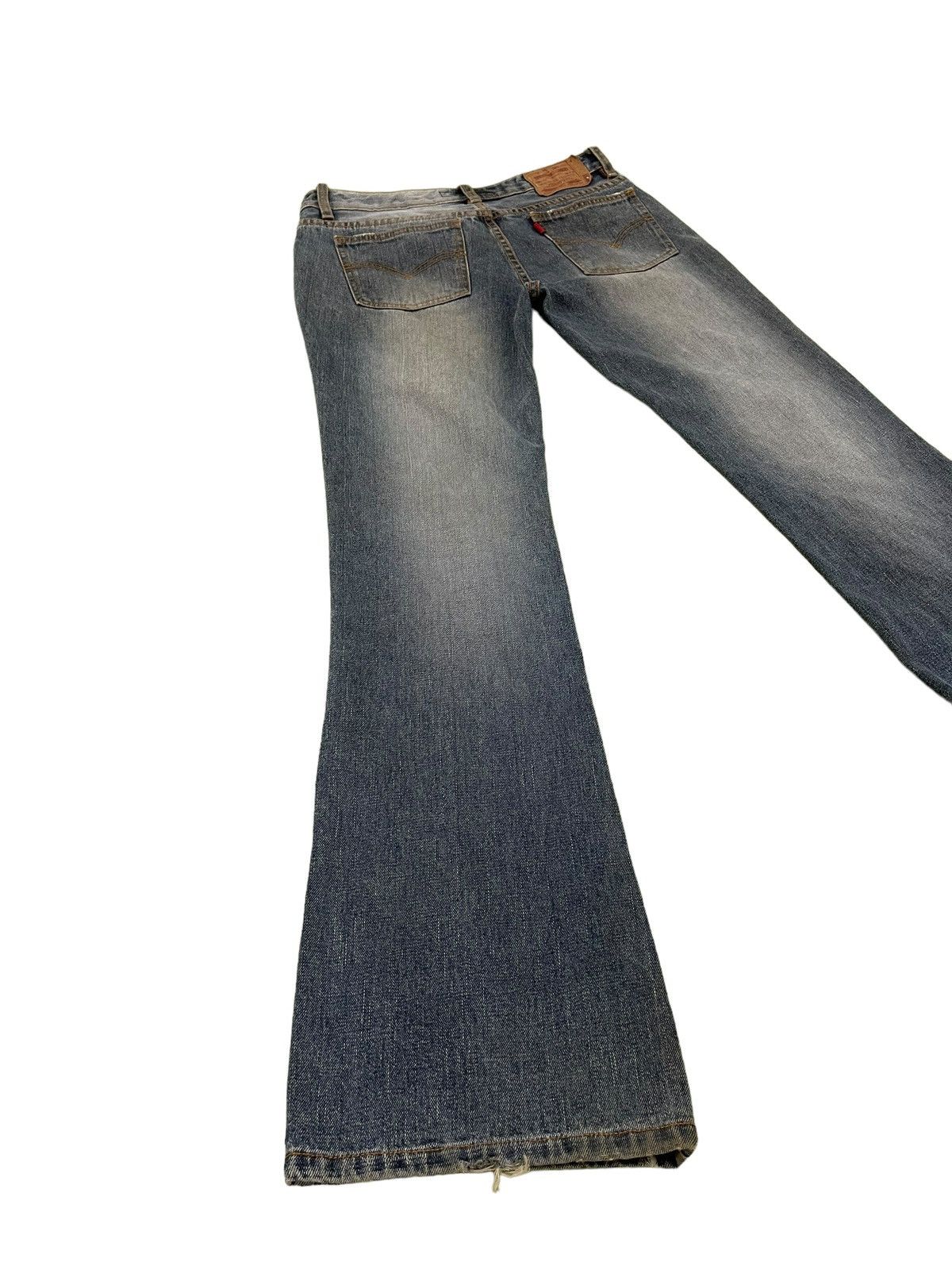 Japanese Brand Flare Jeans G&J Distress Low Rise Boot Cut 8🟦6 Size US 29 - 12 Thumbnail