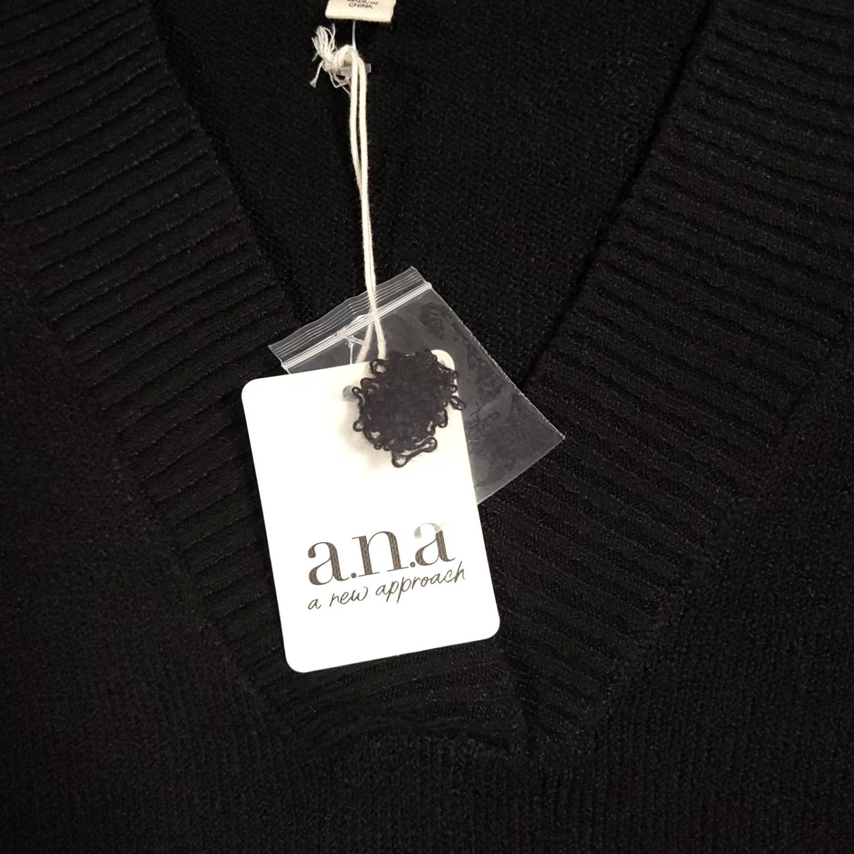 Apt. 9 Apt 9 Tunic Sweater V Neck Long Sleeve Women's 2XL Black Super Soft Stretch Knit Size XXL / US 16-18 / IT 52-54 - 4 Thumbnail