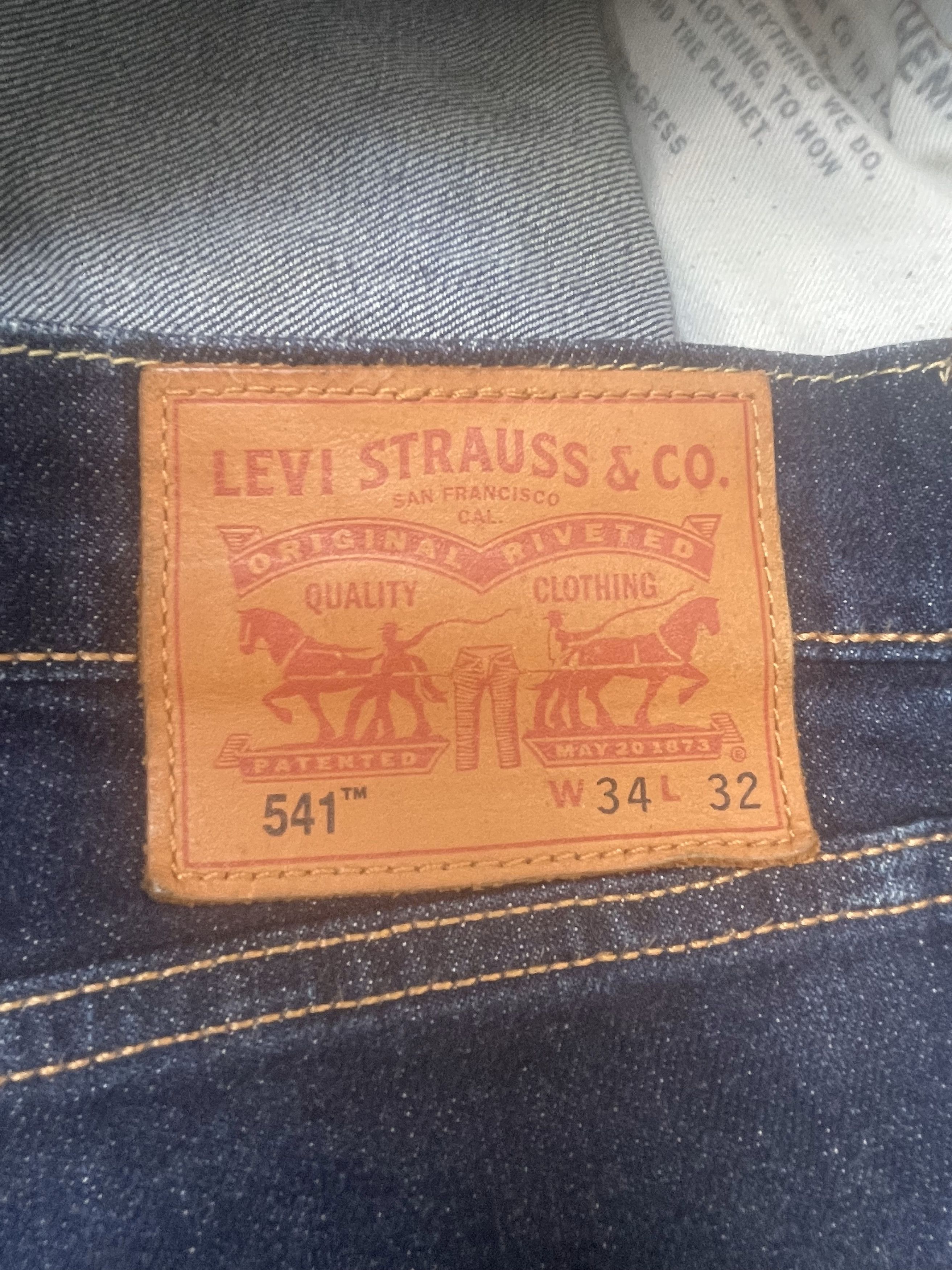 Levi's Levis 541 Indigo Denim Size US 37 - 16 Thumbnail