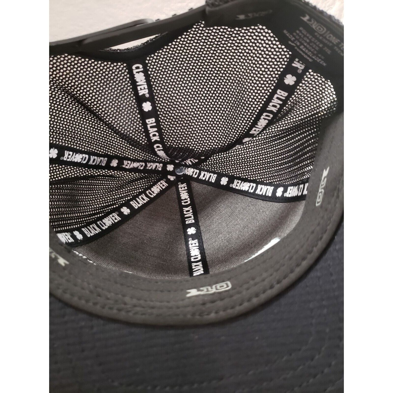 Other Black Clover Hat Cap Trucker Mesh Rope BC Snapback Black Size ONE SIZE - 5 Thumbnail