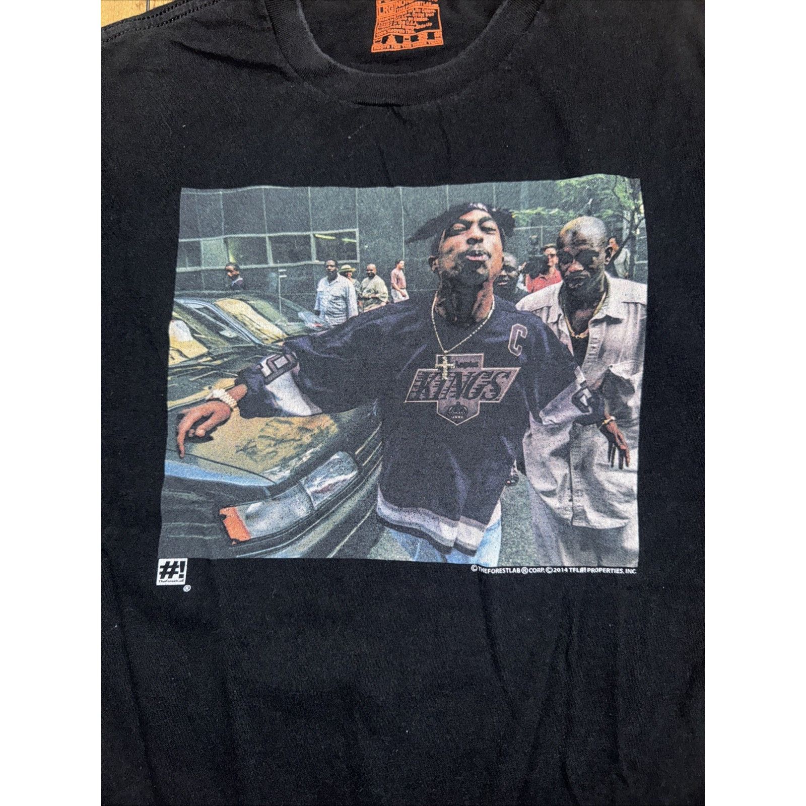 Band Tees × Rap Tees × Vintage Tupac Shakur DMX Hip Hop Photo T-Shirt Black Large 20x27 Size US L / EU 52-54 / 3 - 2 Thumbnail