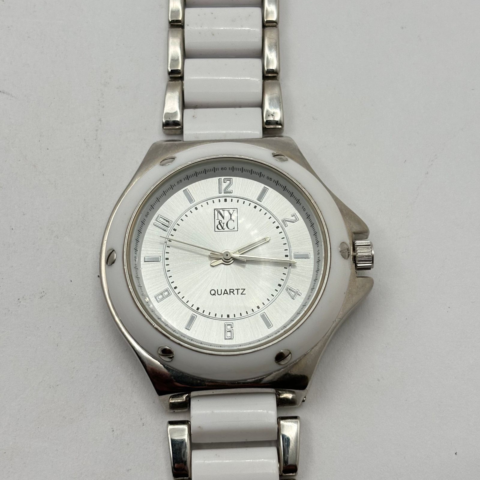 Other Silver & white mens watch Size ONE SIZE - 2 Thumbnail