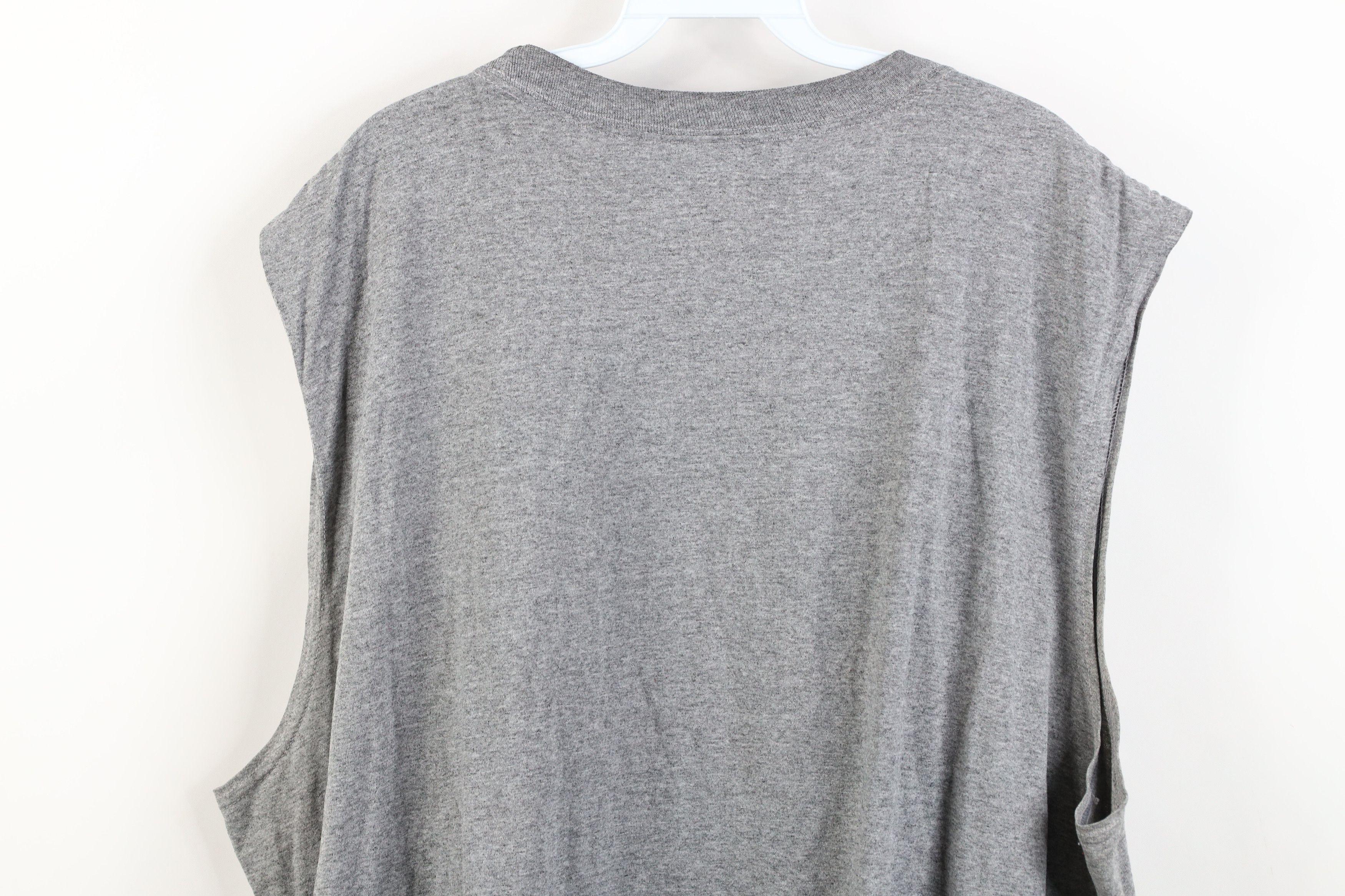 Nike Vintage Nike Swoosh Detroit Tigers Muscle T-Shirt Gray Size US XXL / EU 58 / 5 - 12 Thumbnail