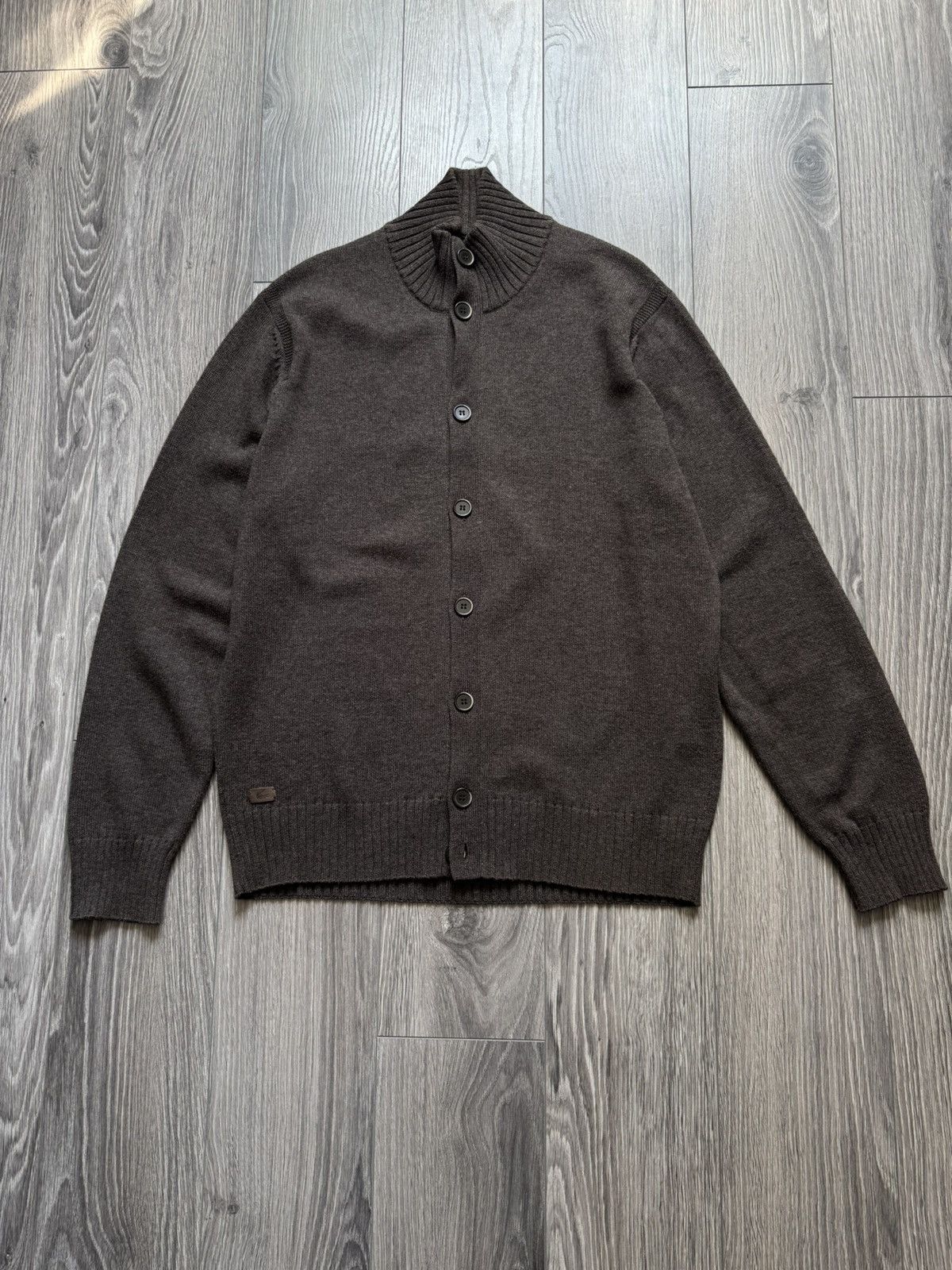 Lacoste Lacoste Black Label Brown Knitted Cardigan 5 Size US M / EU 48-50 / 2 - 1 Thumbnail