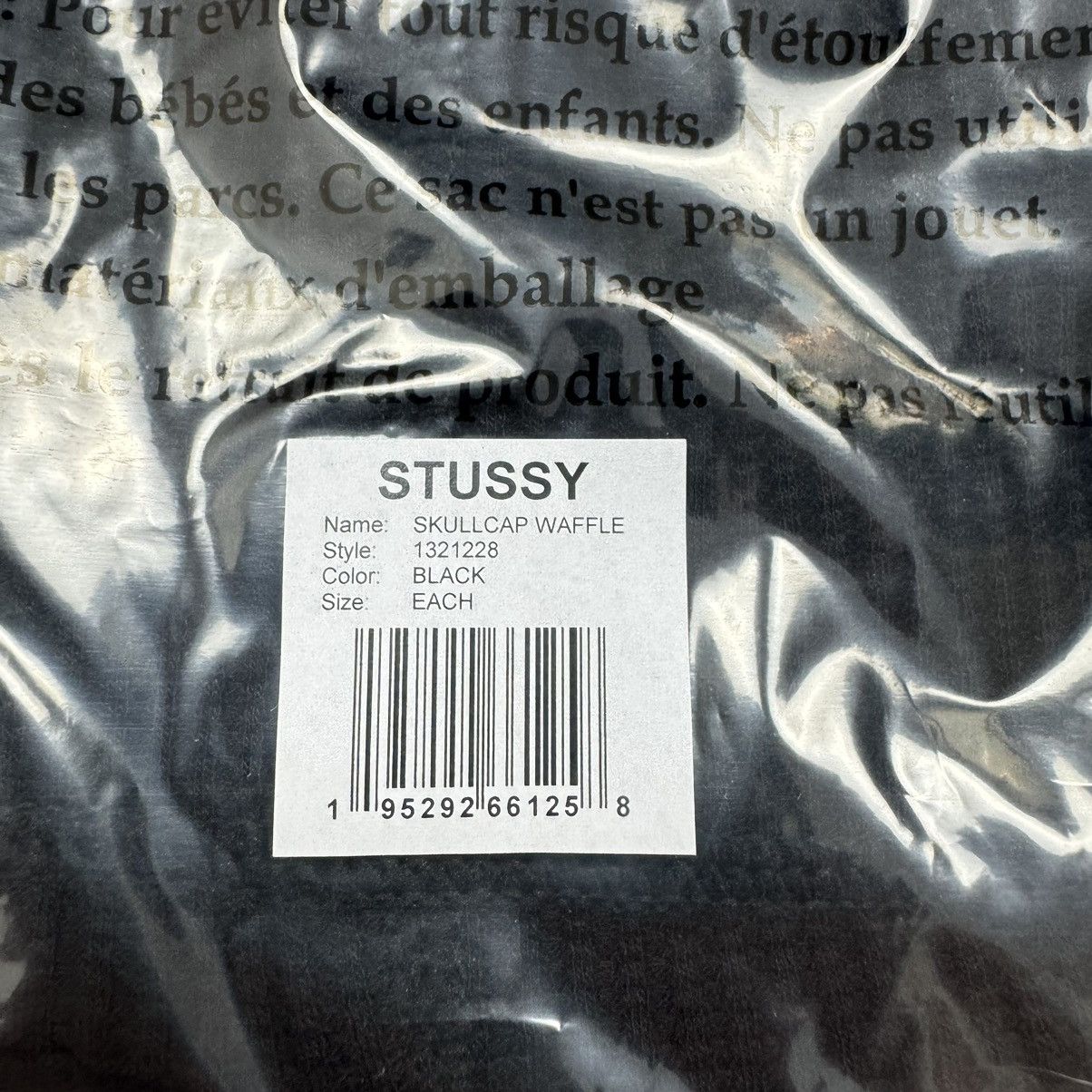 Stussy Stussy Skullcap Waffle Beanie Black Deadstock Size ONE SIZE - 7 Thumbnail