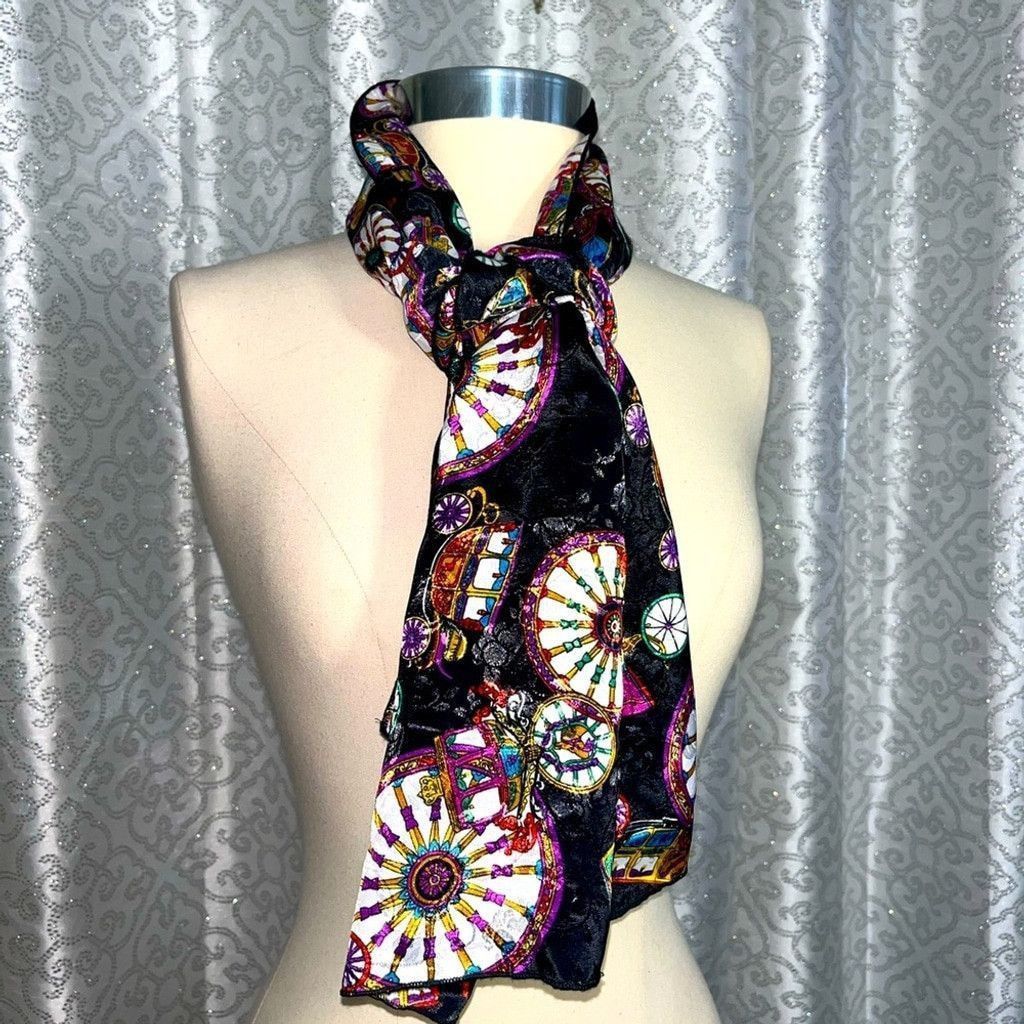 The Unbranded Brand Silky decorative wheel scarf Size ONE SIZE - 1 Thumbnail