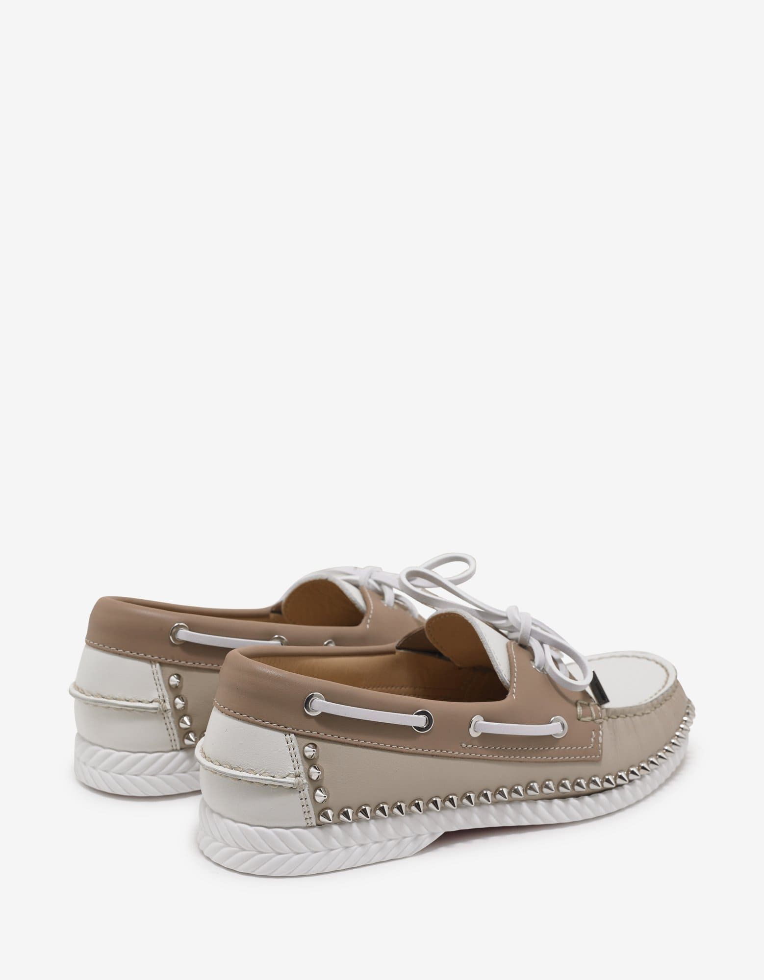 Christian Louboutin Christian Louboutin Steckel Colombe Beige Boat Shoes Size US 10 / EU 43 - 7 Thumbnail