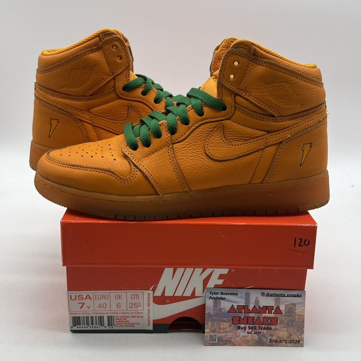 Nike Air Jordan 1 high orange peel Size US 7 / EU 40 - 1 Thumbnail