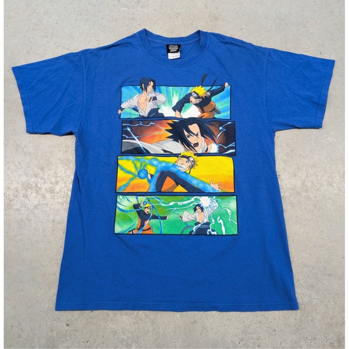 Cartoon Network × Vintage 07 Naruto Shippuden Shonen Jump Naruto vs Sauske t-shirt Size US L / EU 52-54 / 3 - 1 Thumbnail