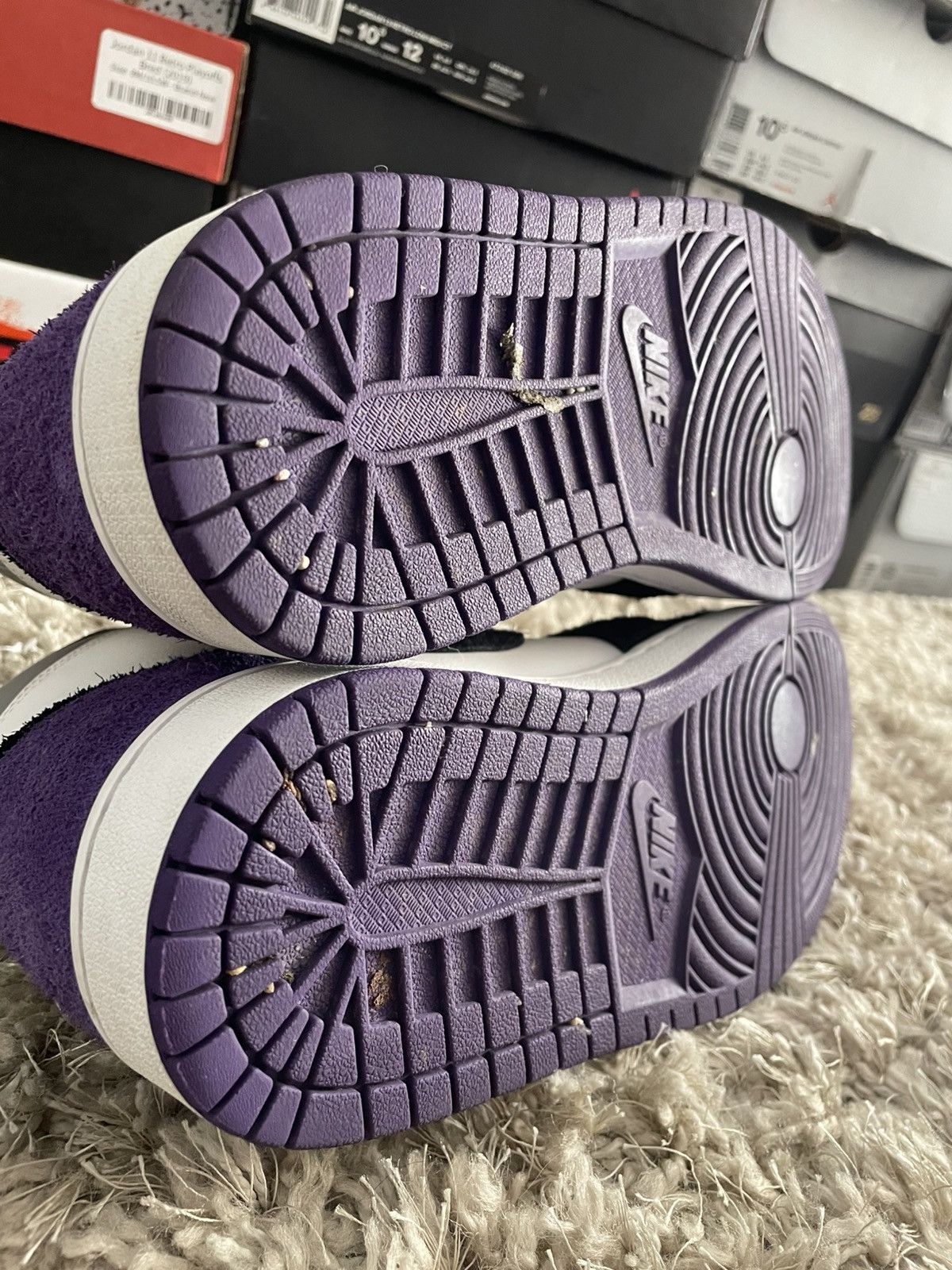 Jordan Brand Jordan 1 Mid SE Purple Size US 11 / EU 44 - 8 Thumbnail