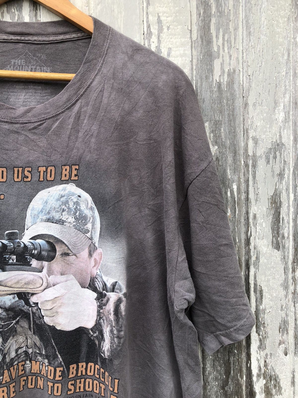 Japanese Brand × The Mountain × Vintage Vintage Y2K The Mountain Sniper Man Tshirt Size US XL / EU 56 / 4 - 5 Thumbnail