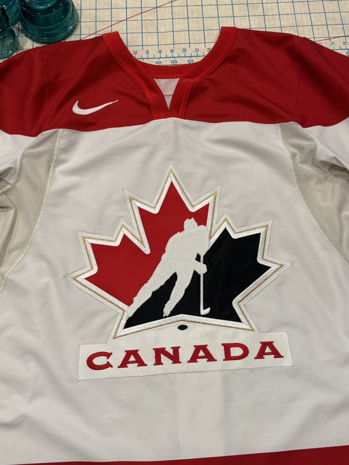Nike Nike Hockey Canada IIHF Jersey With Fight Strap Size 56 Mens Size US XL / EU 56 / 4 - 6 Thumbnail