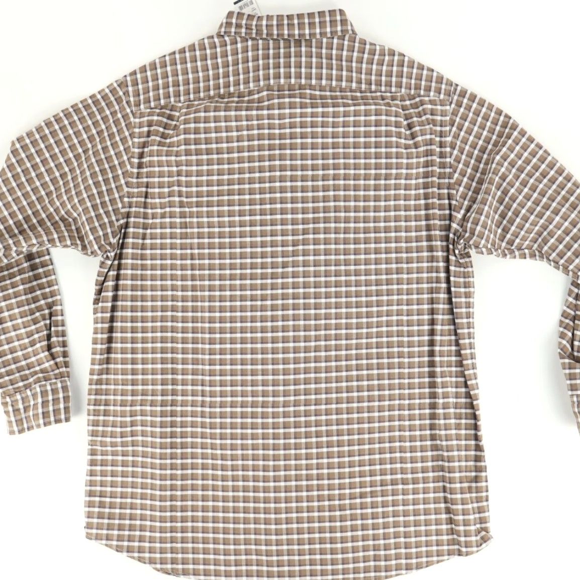 Cremieux Daniel Cremieux Shirt Tall Man Oxford Button Down Cotton Gingham Brown 2XT Mens Size US XXL / EU 58 / 5 - 4 Thumbnail