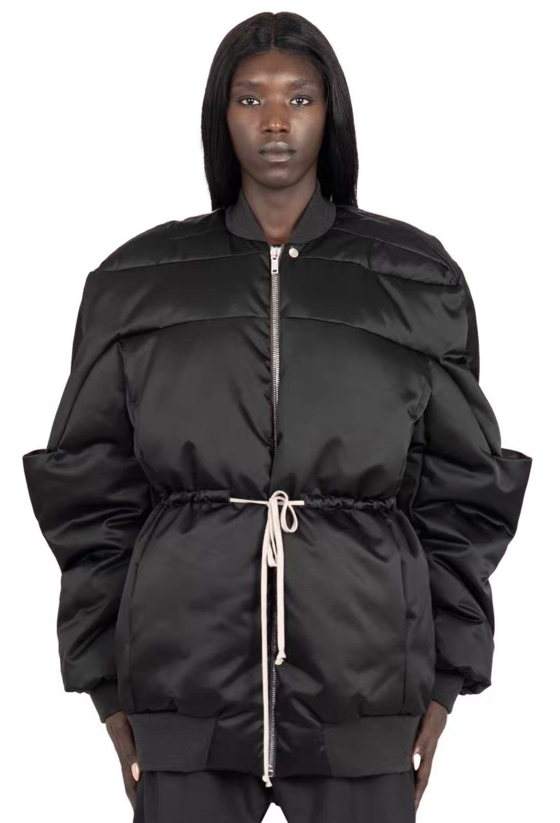 Rick Owens Rick Owens 22FW Waist Corset Panel Down Jacket Size US M / EU 48-50 / 2 - 7 Thumbnail