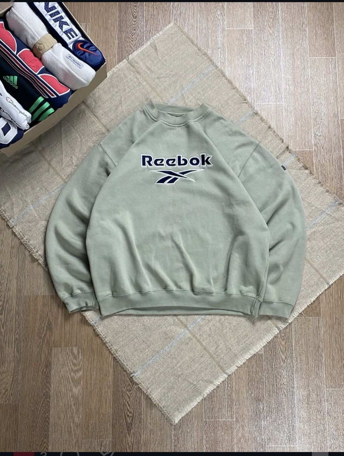 Reebok sweatshirt Reebok Vintage Big Logo Size US M / EU 48-50 / 2 - 1 Thumbnail